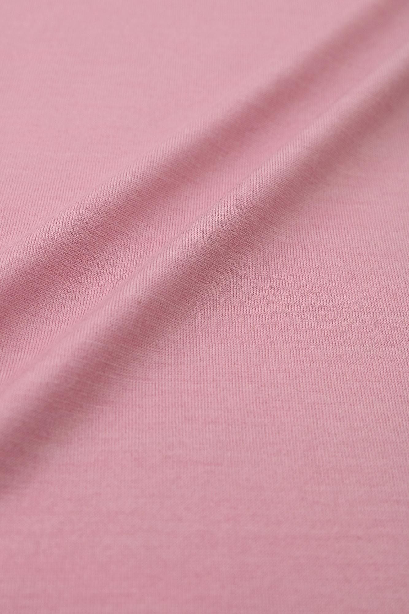 ウォッシャブルウール天竺 むささび/桃色(ももいろ)