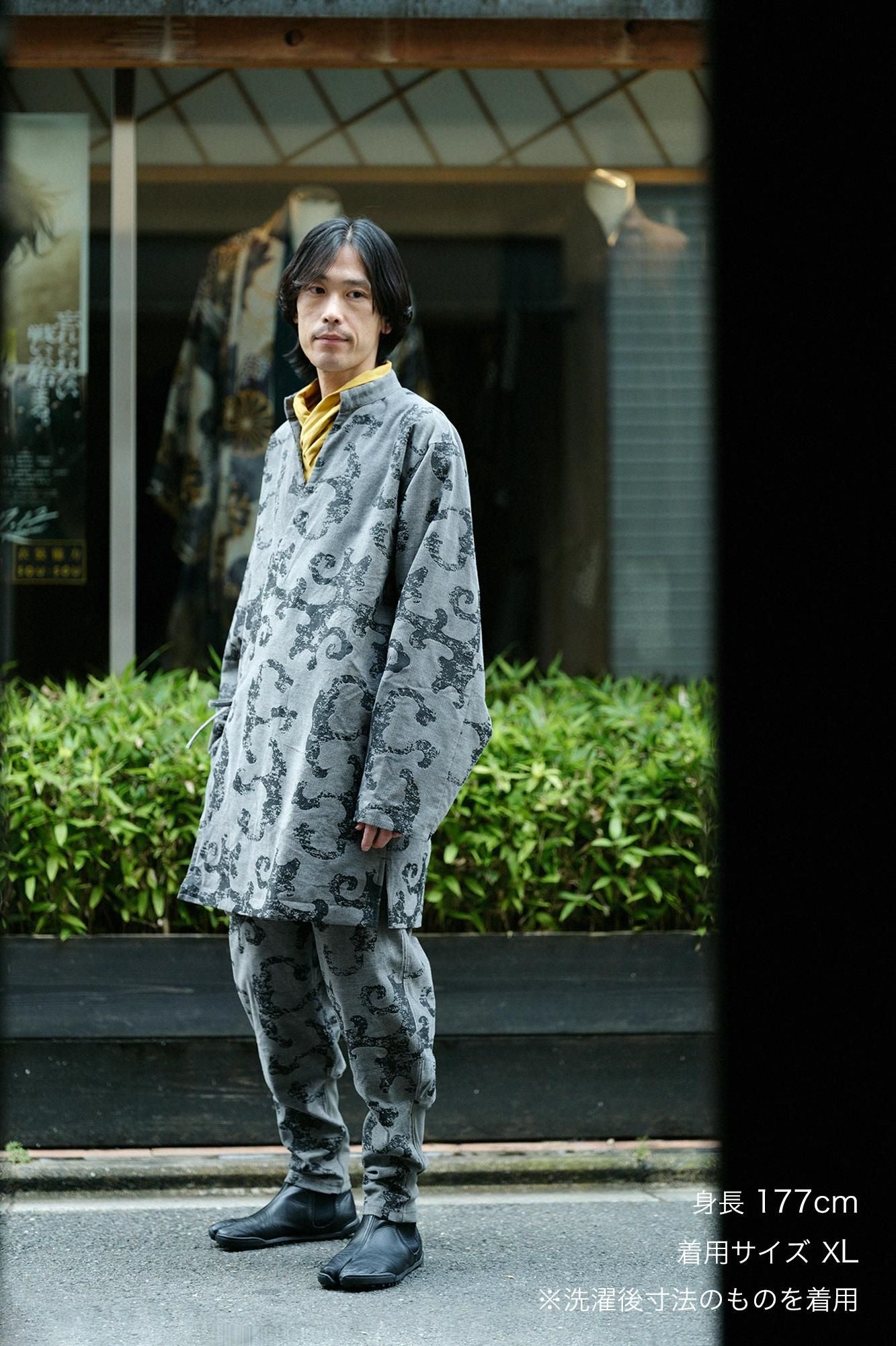 Soft Thermo(R)燈芯絨哈倫褲/怒濤 時代灰色