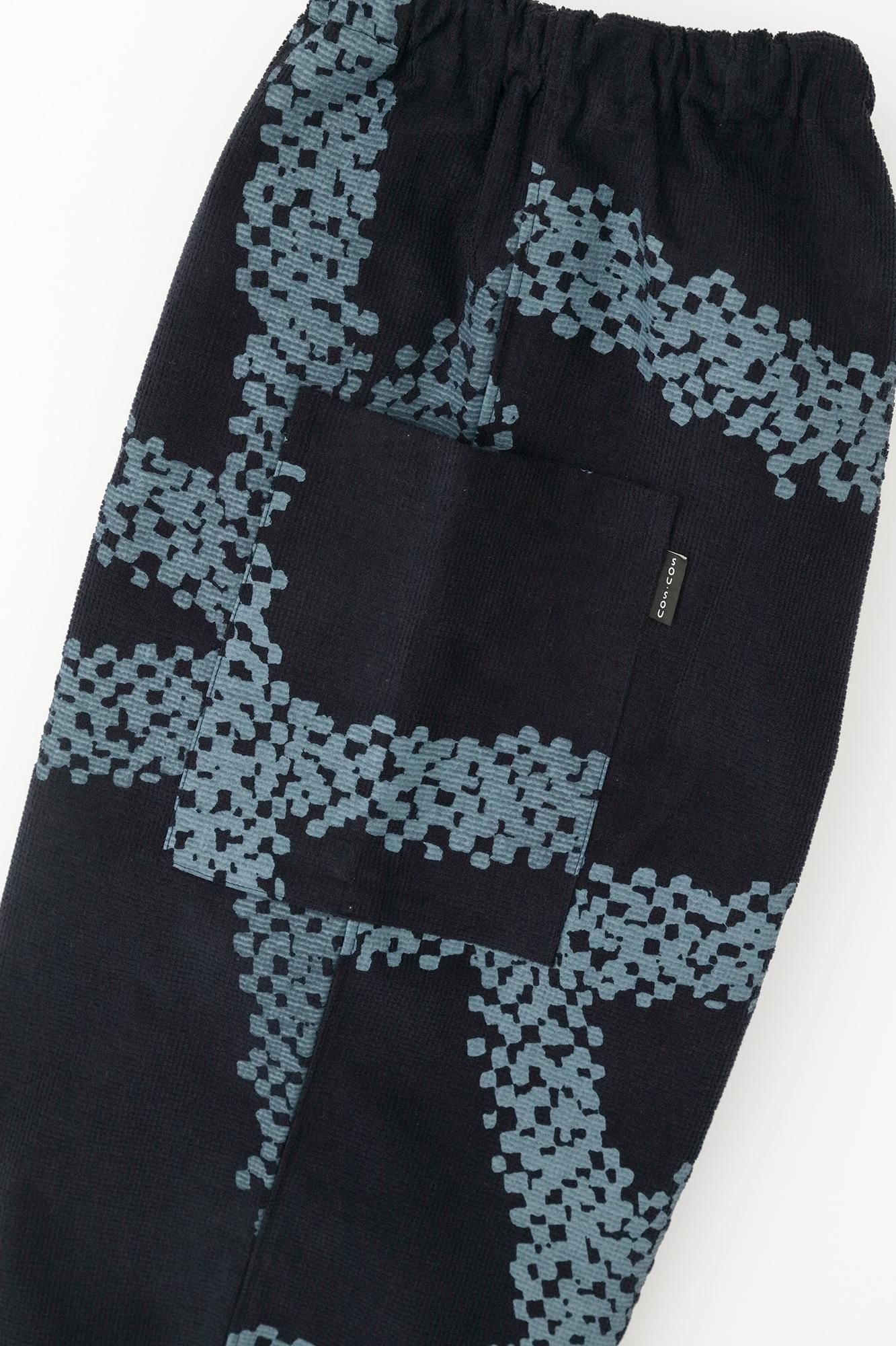 ソフトサーモ(R) コール天 裁付(たっつけ)えんゆう穿き/がんじがらめ 留紺(とめこん)