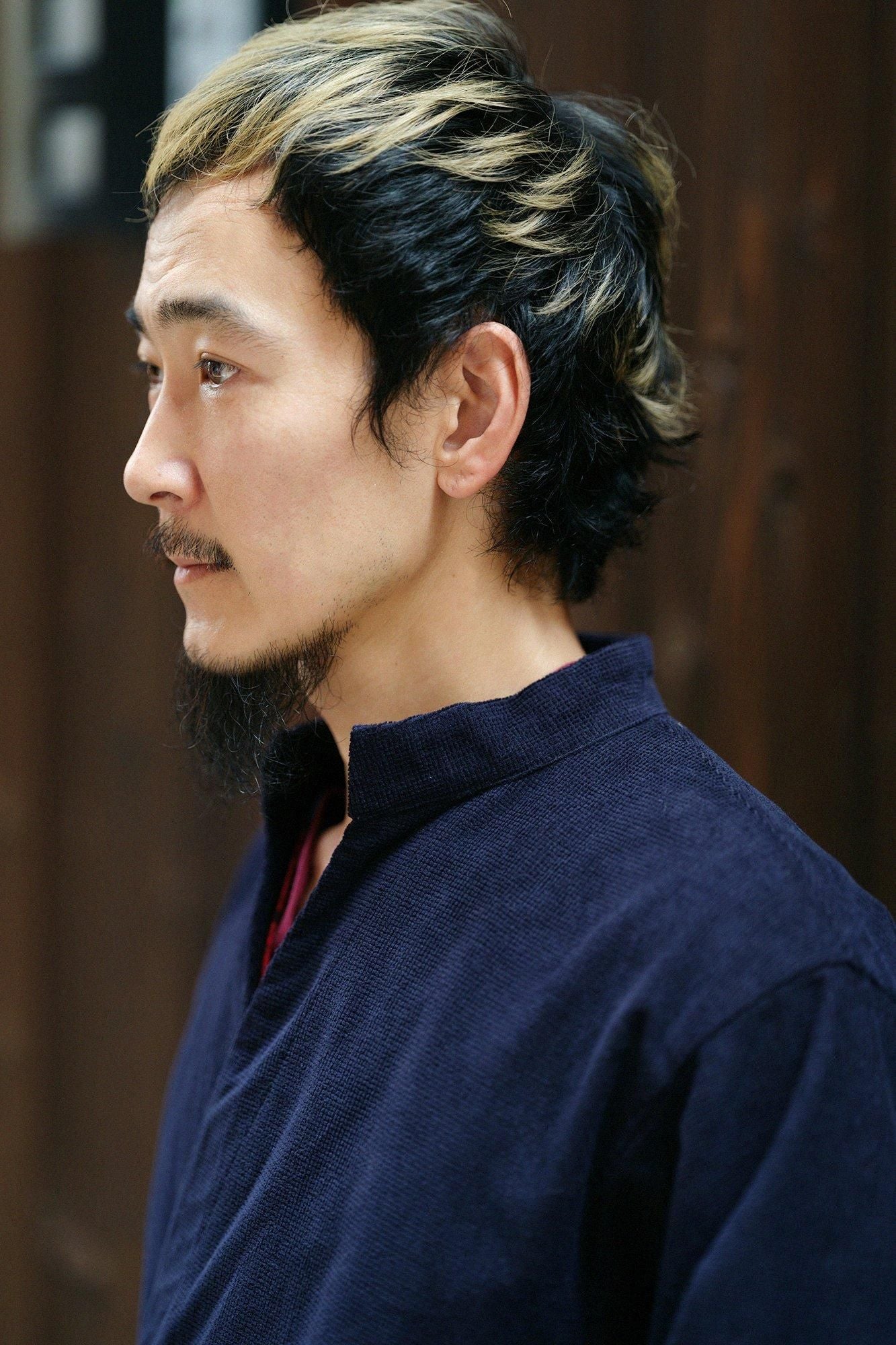 Soft Thermo(R) Corduroy Samue Worker Jacket with Lining / Dark Blue