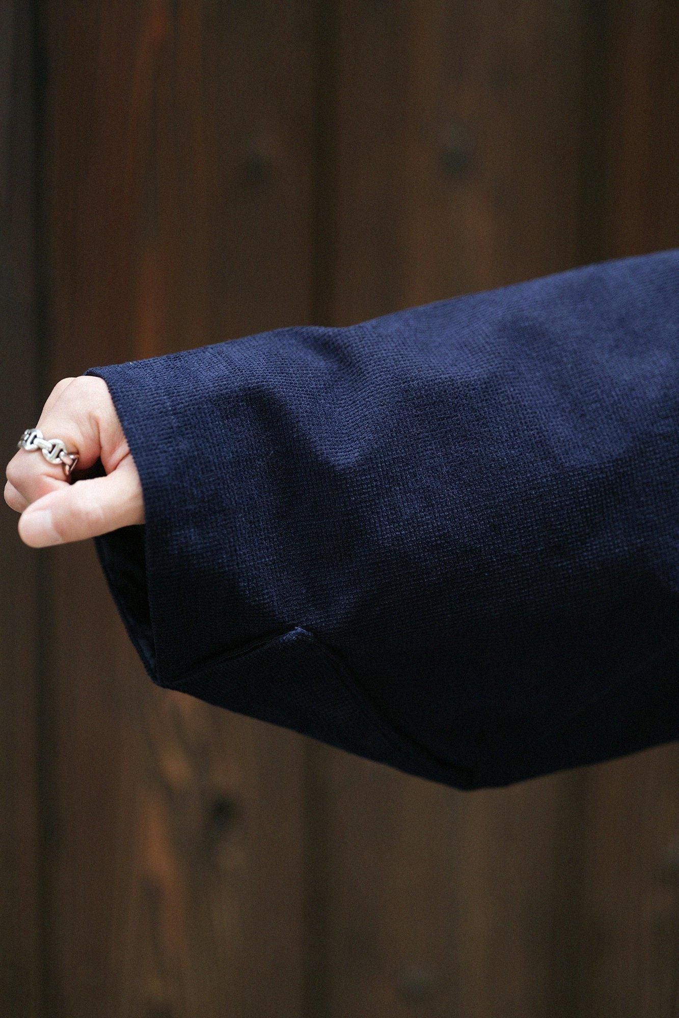 Soft Thermo(R) Corduroy Samue Worker Jacket with Lining / Dark Blue