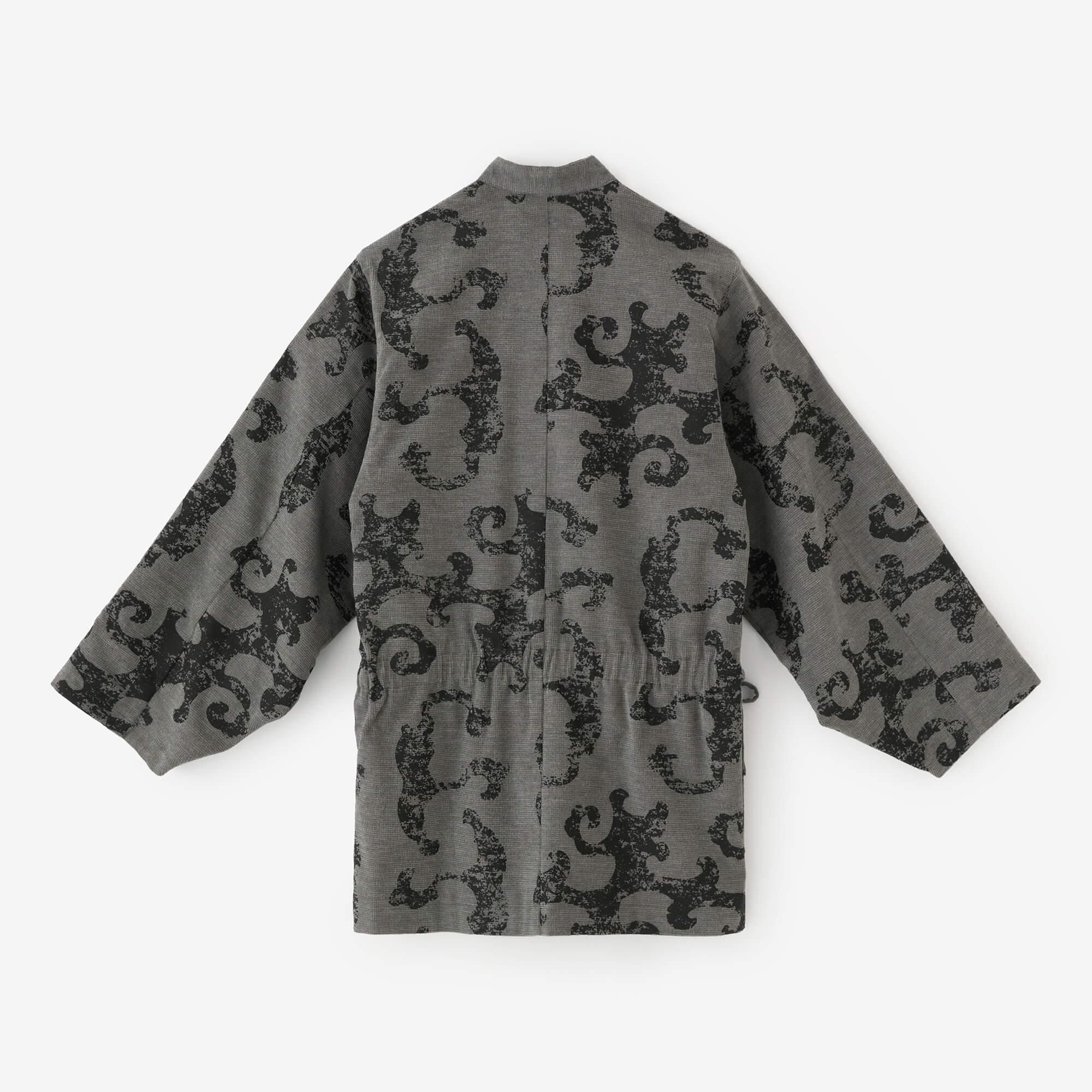 Soft Thermo(R) Corduroy hand-patterned with Lining Samue Worker Jacket / Raging Billows Era Grey