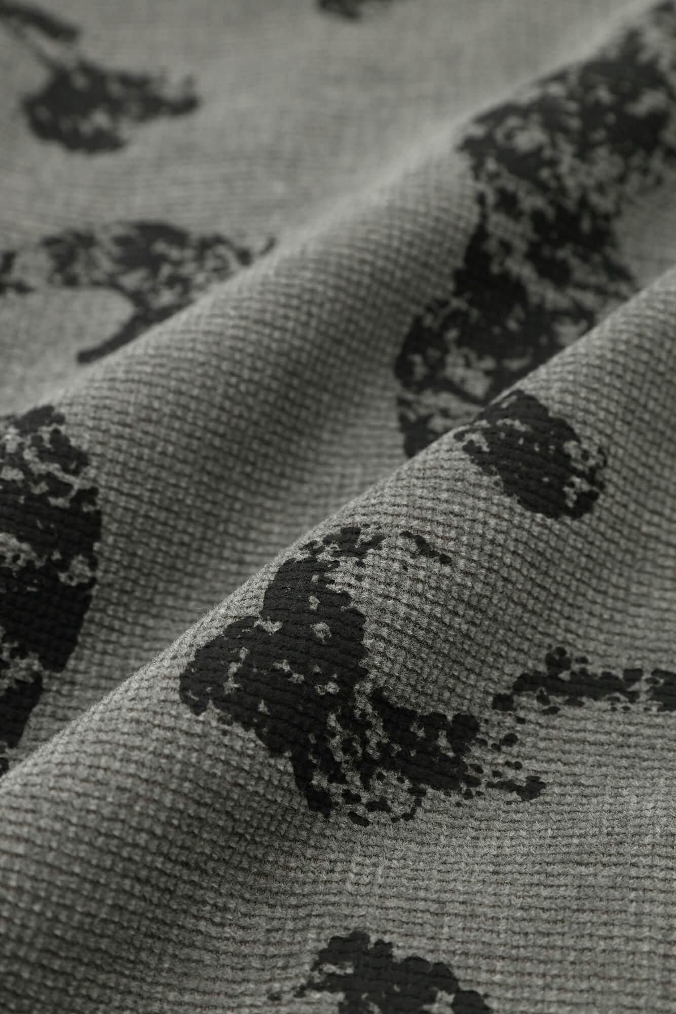 Soft Thermo(R) Corduroy hand-patterned with Lining Samue Worker Jacket / Raging Billows Era Grey