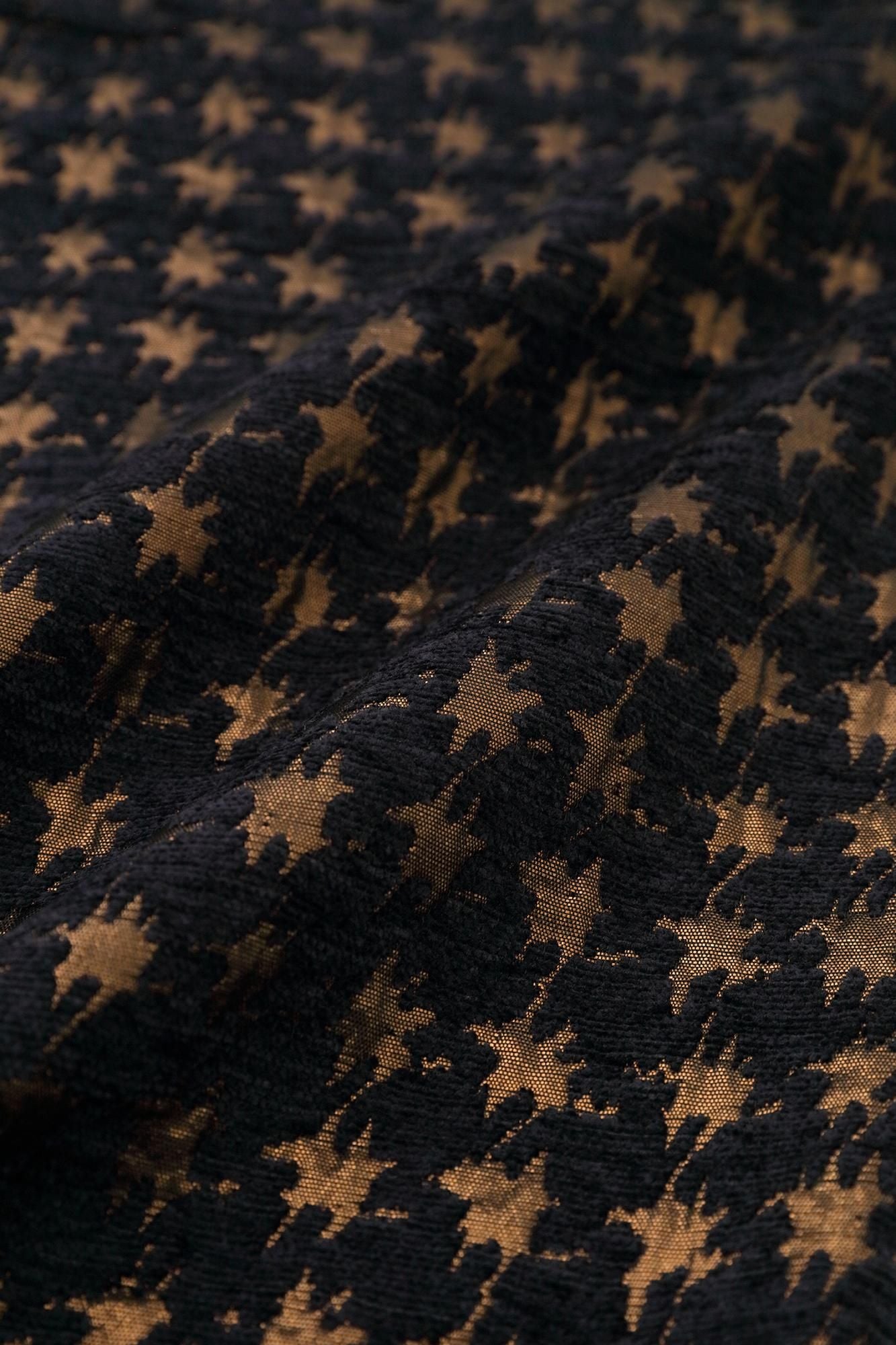 モールジャカール 裁付(たっつけ)えんゆう穿き/変わり千鳥格子(ちどりこうし) 深紺(しんこん)