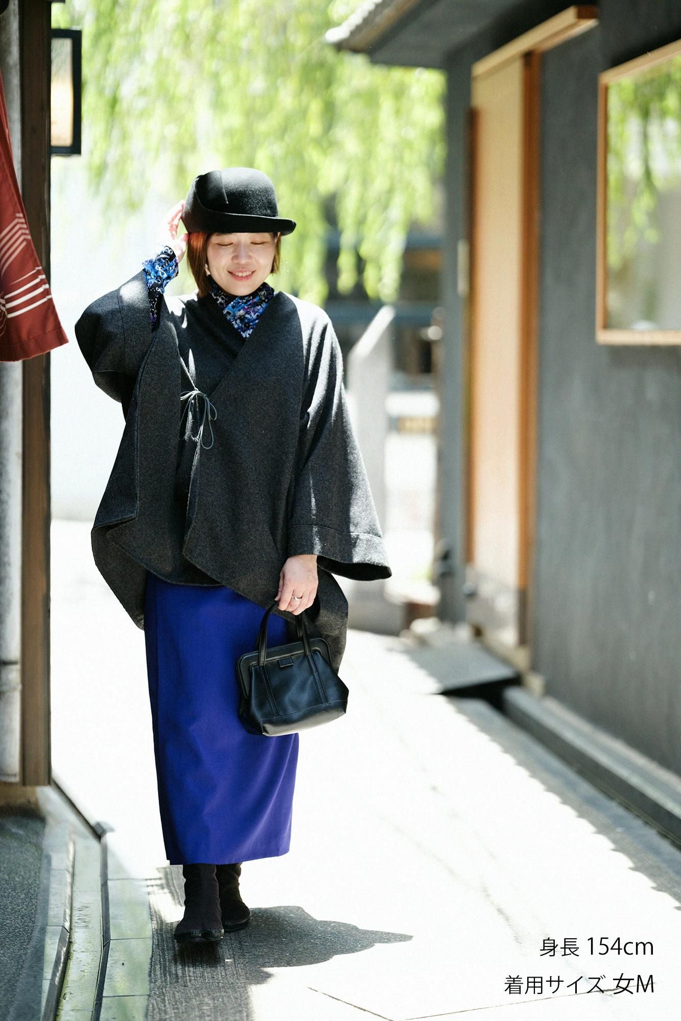 모슬린 코시키 스커트/파란빛 보라색