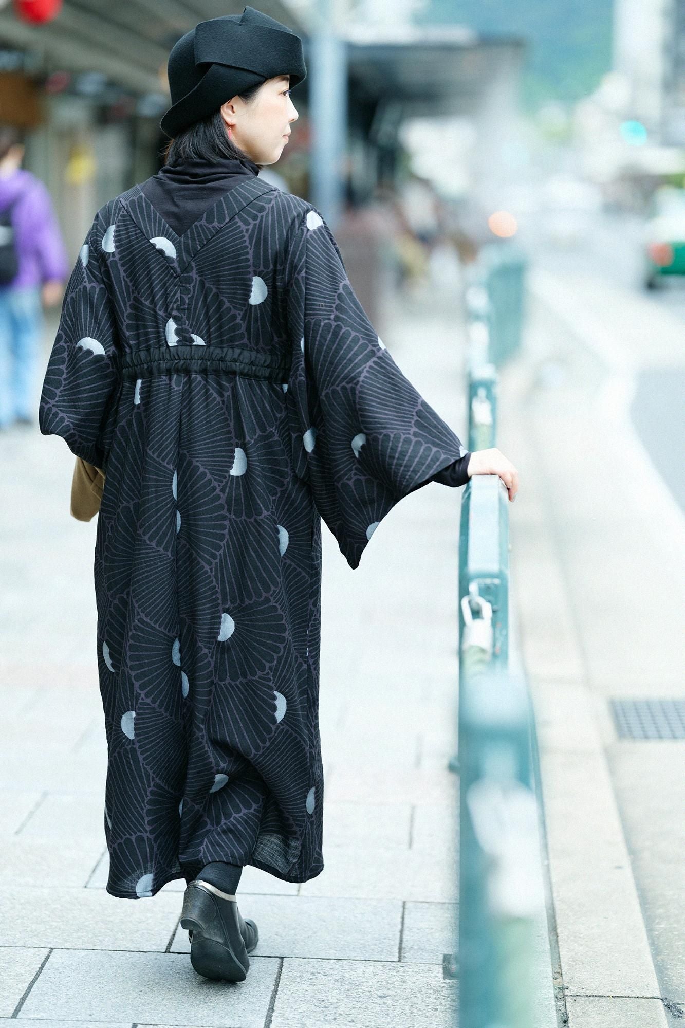 モスリン みたて衣/菊扇(きくおうぎ)