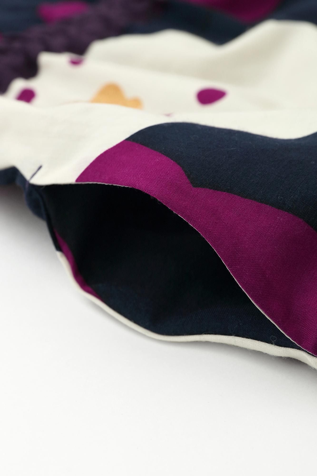 モスリン みたて衣/ほほえみ 鉄紺(てつこん)