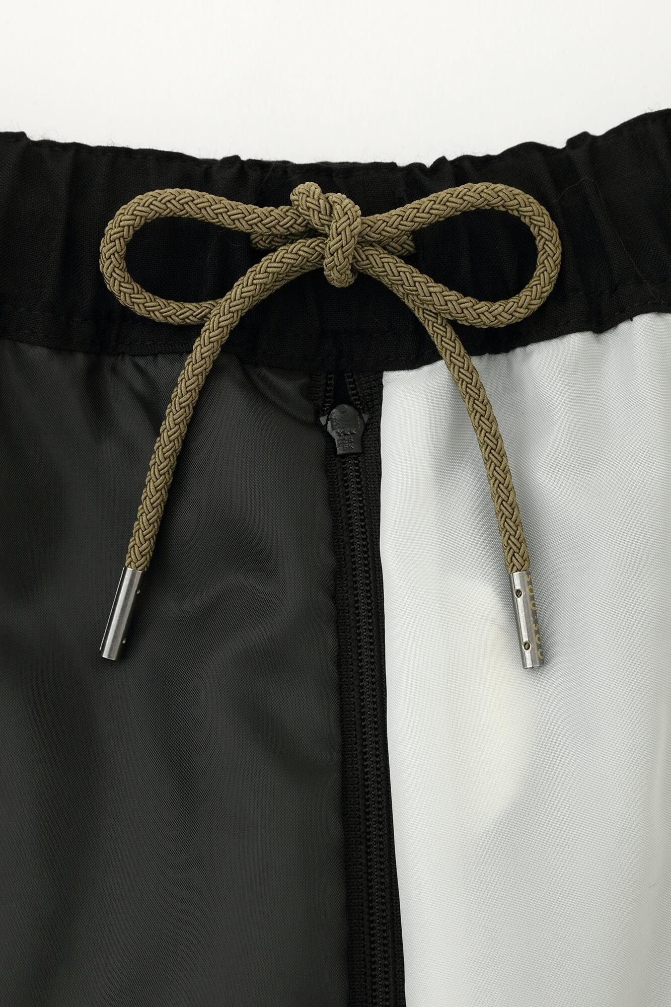 モスリン 手柄寛衣下(たかみかんいした) 片身替わり(かたみがわり) 2.0/濡羽色(ぬればいろ)×すいぎょく