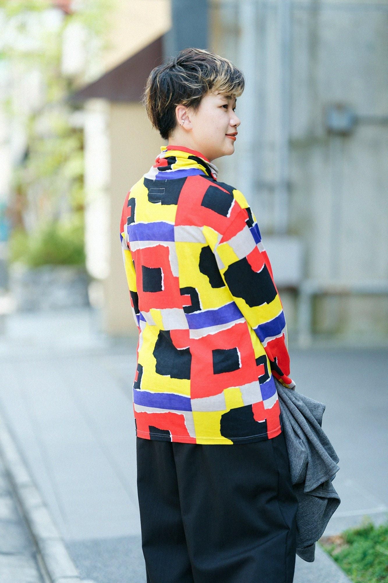 Turtle Neck Shirt / Vermilion Summer