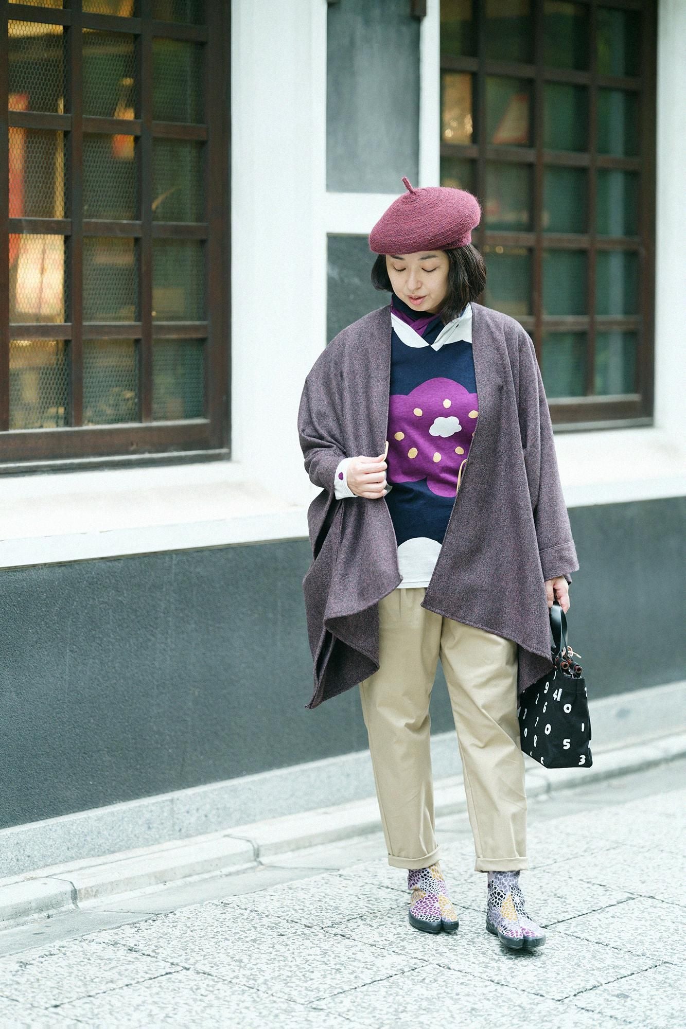 Turtle Neck Shirt / Smile Ink Blue