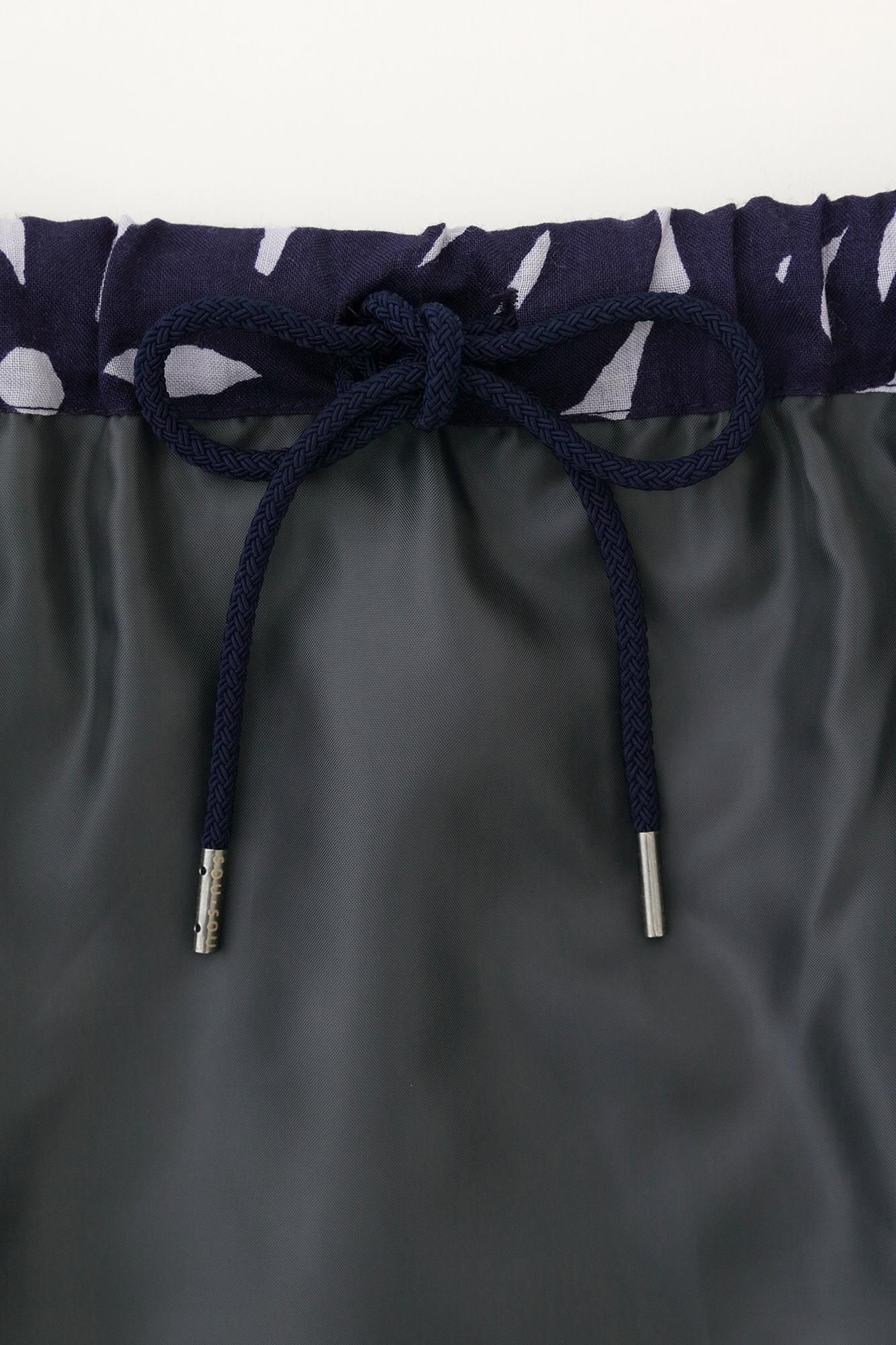 Muslin Wool Long Skirt / Paper Cutout