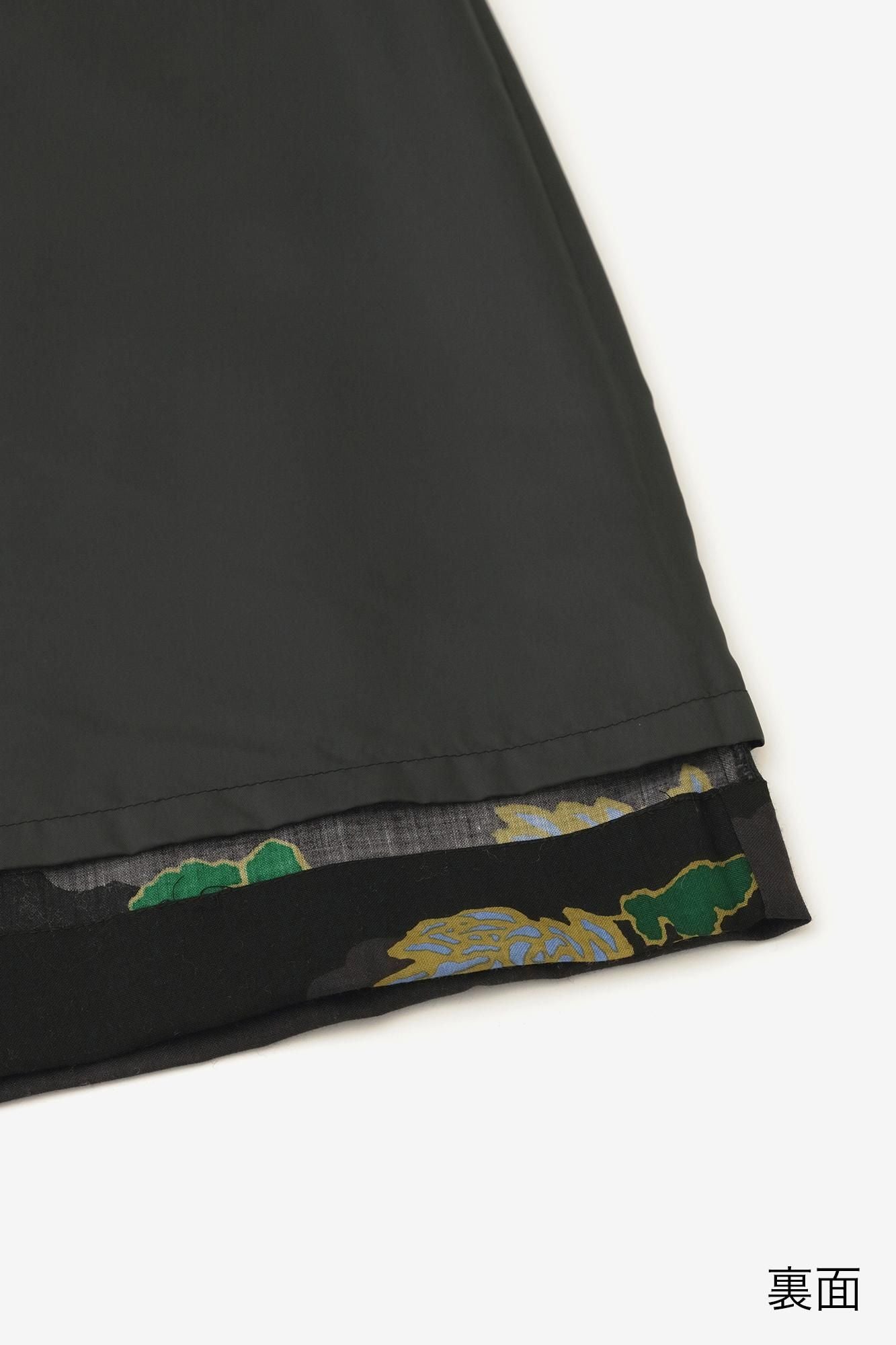 毛斯綸長裙/雲取菊