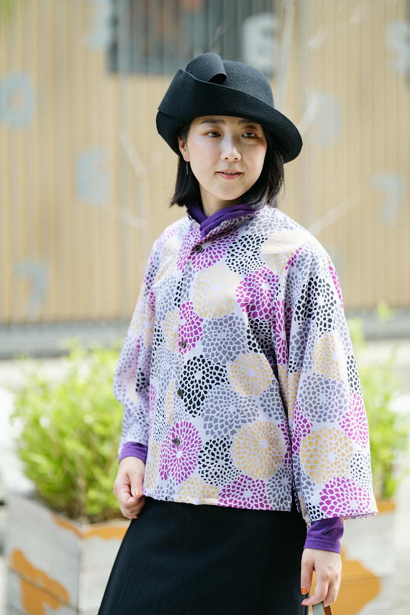 【net限定20%OFF】モスリン 草衣(そうい) 上(うえ)/菊づくし 重陽(ちょうよう)