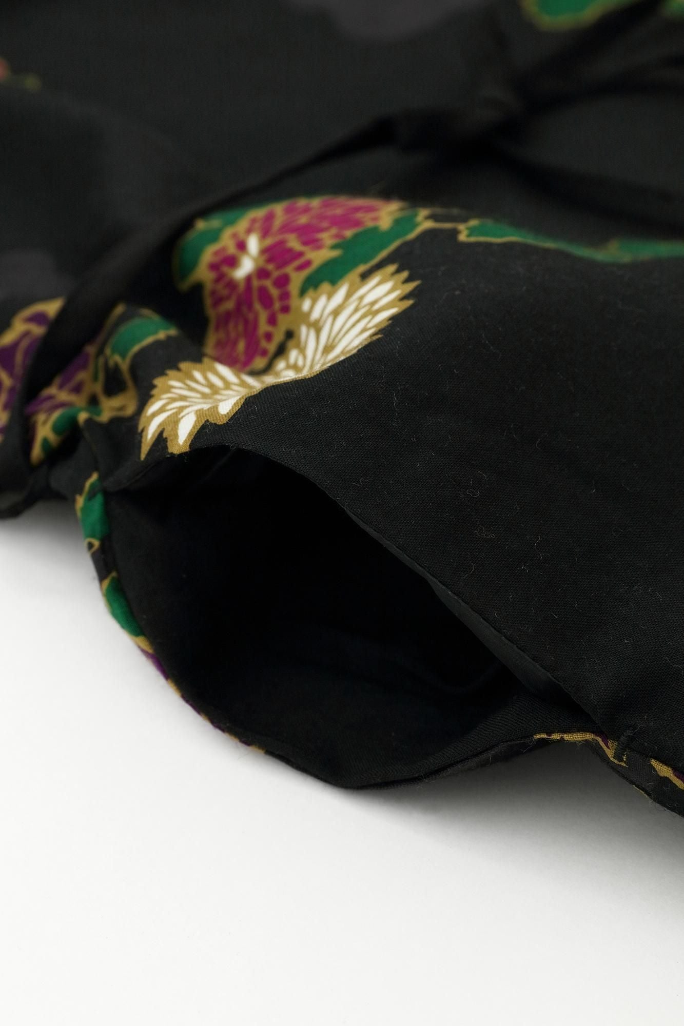 モスリン 長方形衣(ちょうほうけい)/雲取り(くもどり)に菊