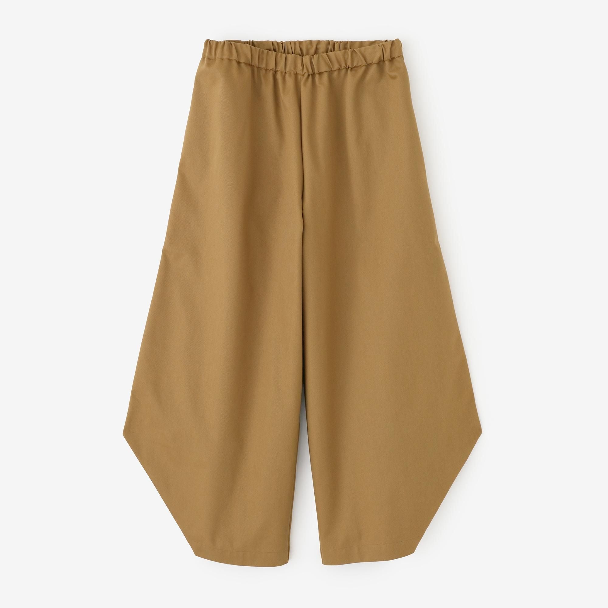 high density Solotex(R)Twill Wide-legged Pants Calm (FestiveDayaka)/Yellowish Grey
