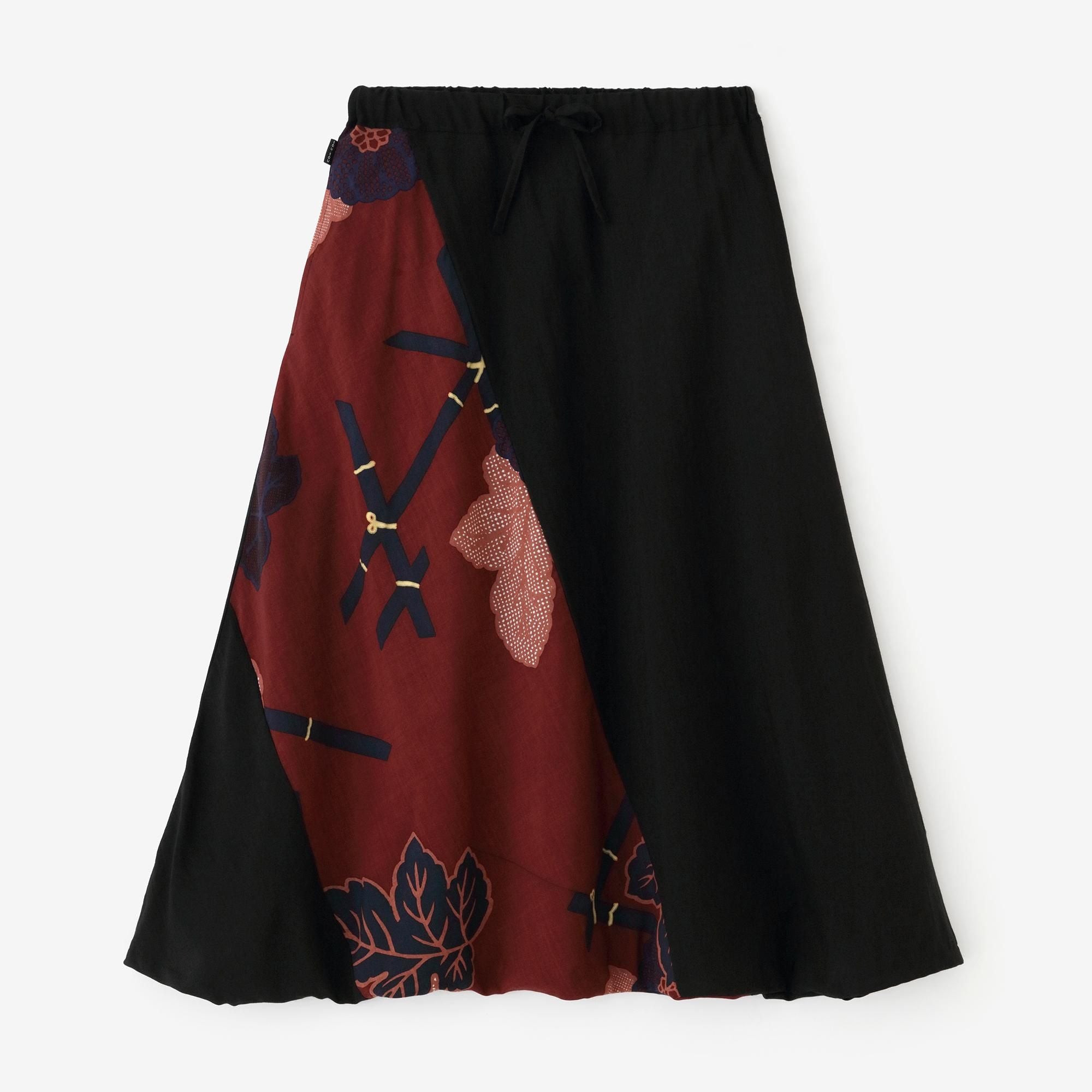 モスリン 富士(ふじ) 2.0/濡羽色(ぬればいろ)×籬菊模様(まがきぎくもよう) 写し(うつし)