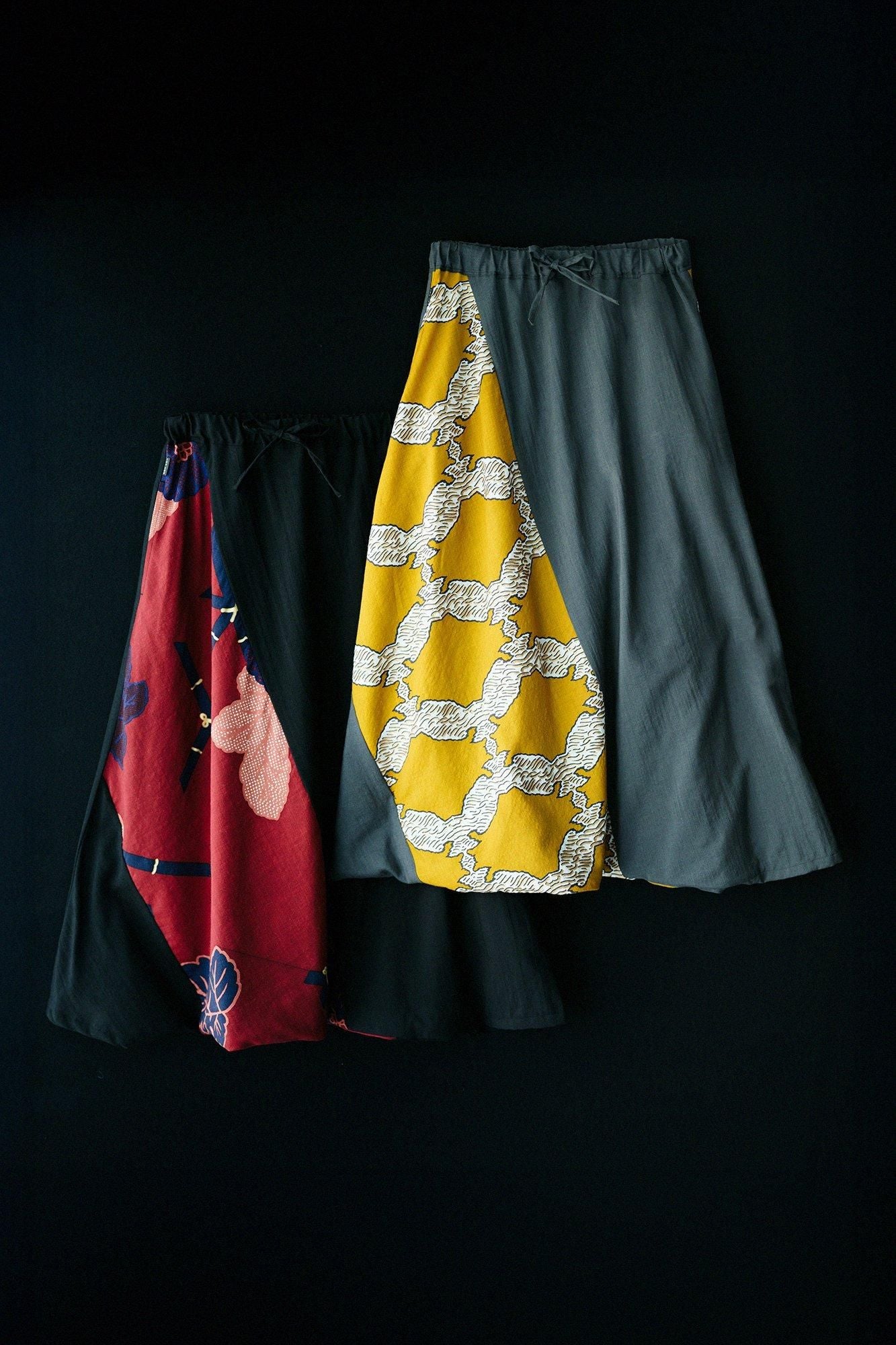 モスリン 富士(ふじ) 2.0/濡羽色(ぬればいろ)×籬菊模様(まがきぎくもよう) 写し(うつし)