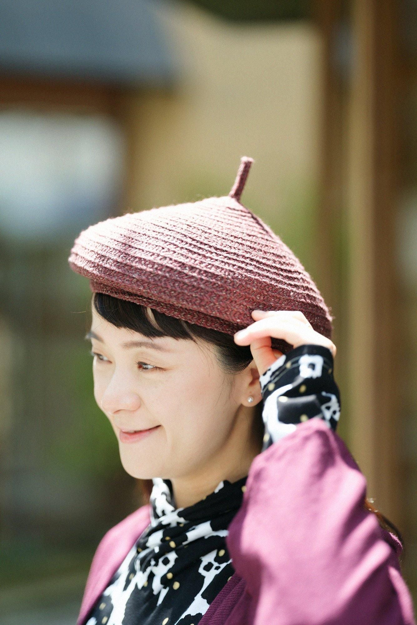 Silk blend_Giboshi/Rusted Red(akasabi toominds old time with)