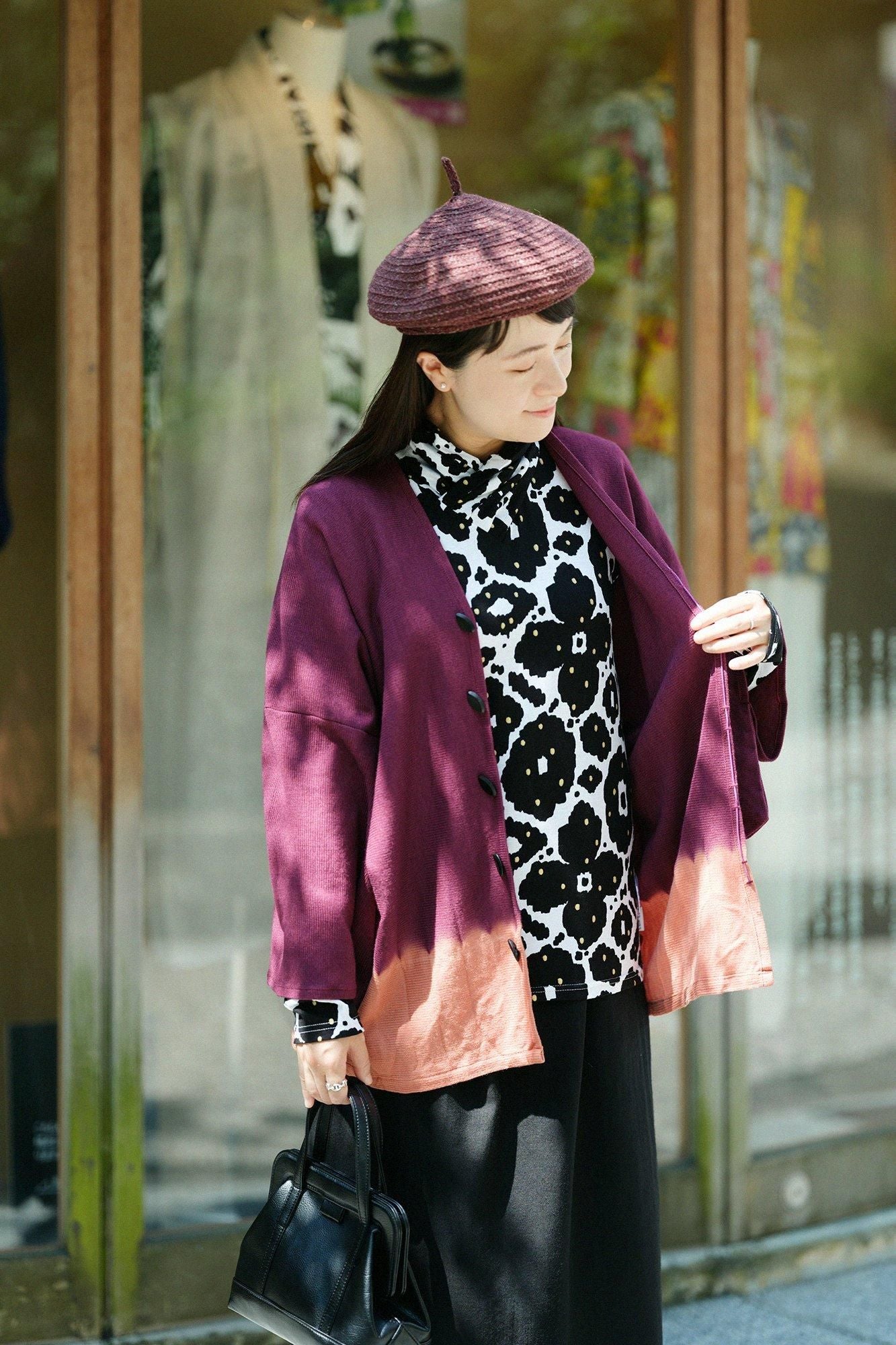 Silk blend_Giboshi/Rusted Red(akasabi toominds old time with)