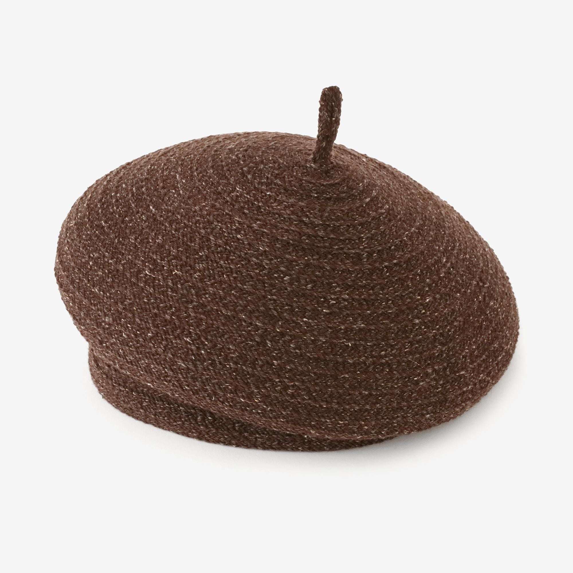 シルク混_擬宝珠(ぎぼし)/焦茶杢(こげちゃもく)