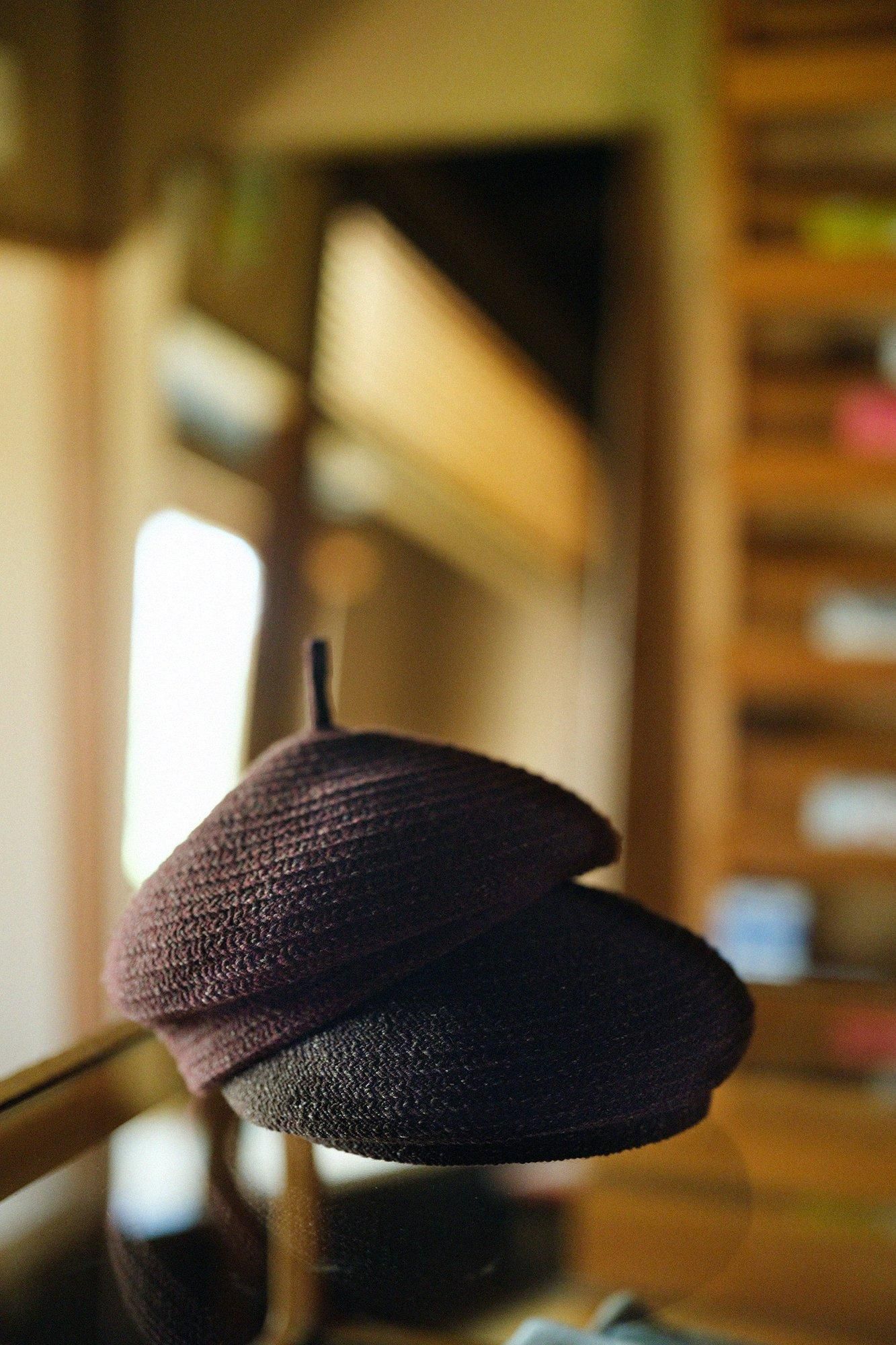 シルク混_擬宝珠(ぎぼし)/焦茶杢(こげちゃもく)