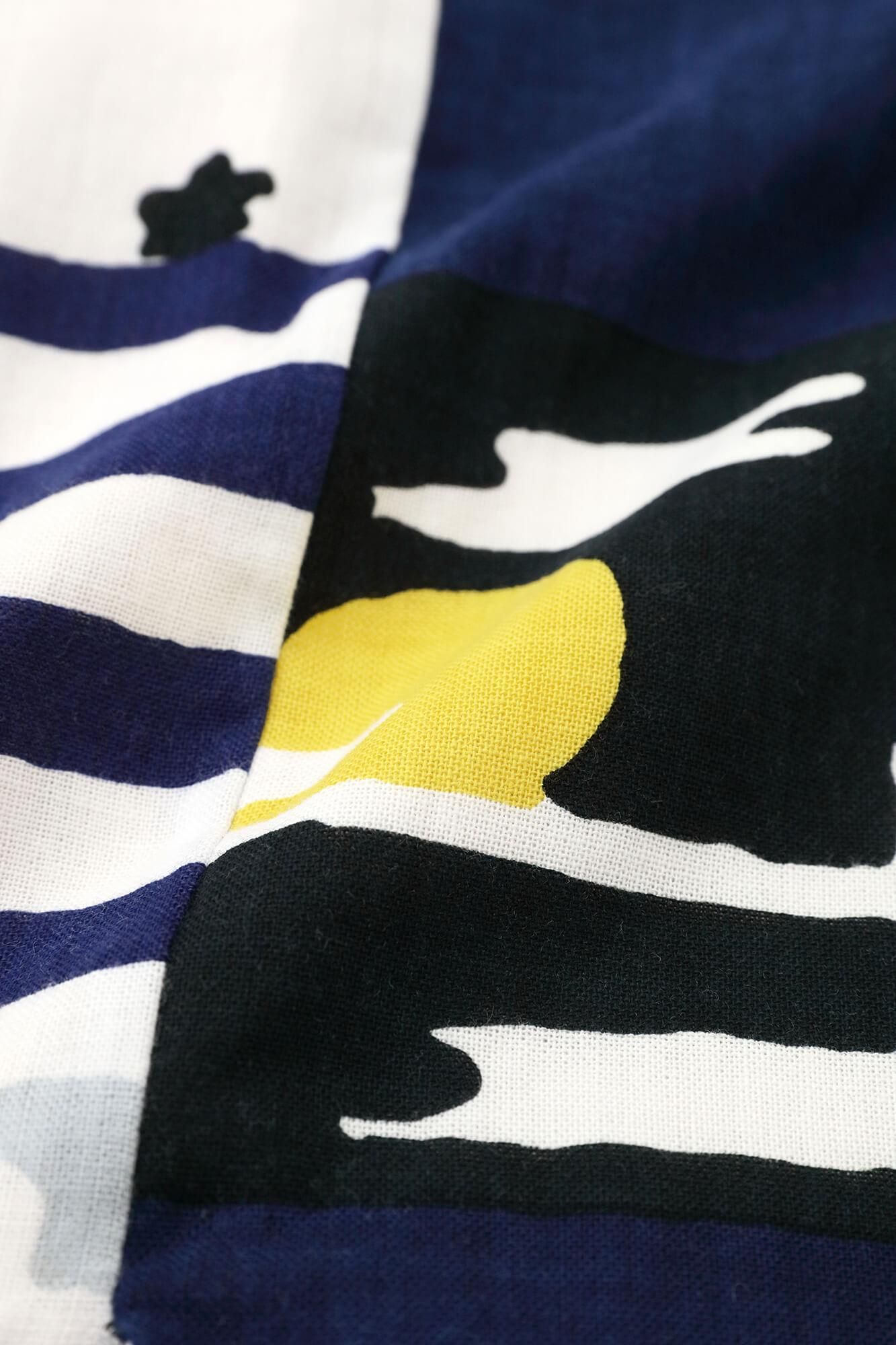 ●伊勢木棉 嬰兒包屁衣午夜附裡襯/月與星