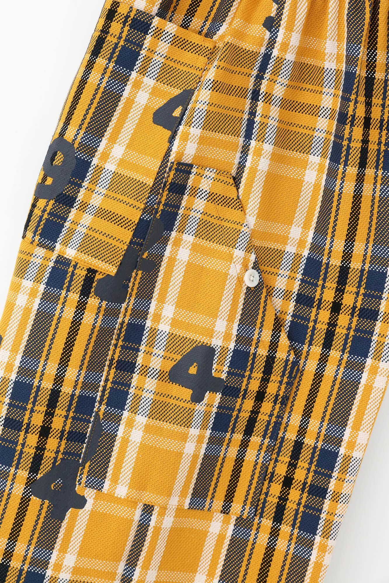 Heavy TwillCheck BIKE Shorts/deErotic×SO-SU-U