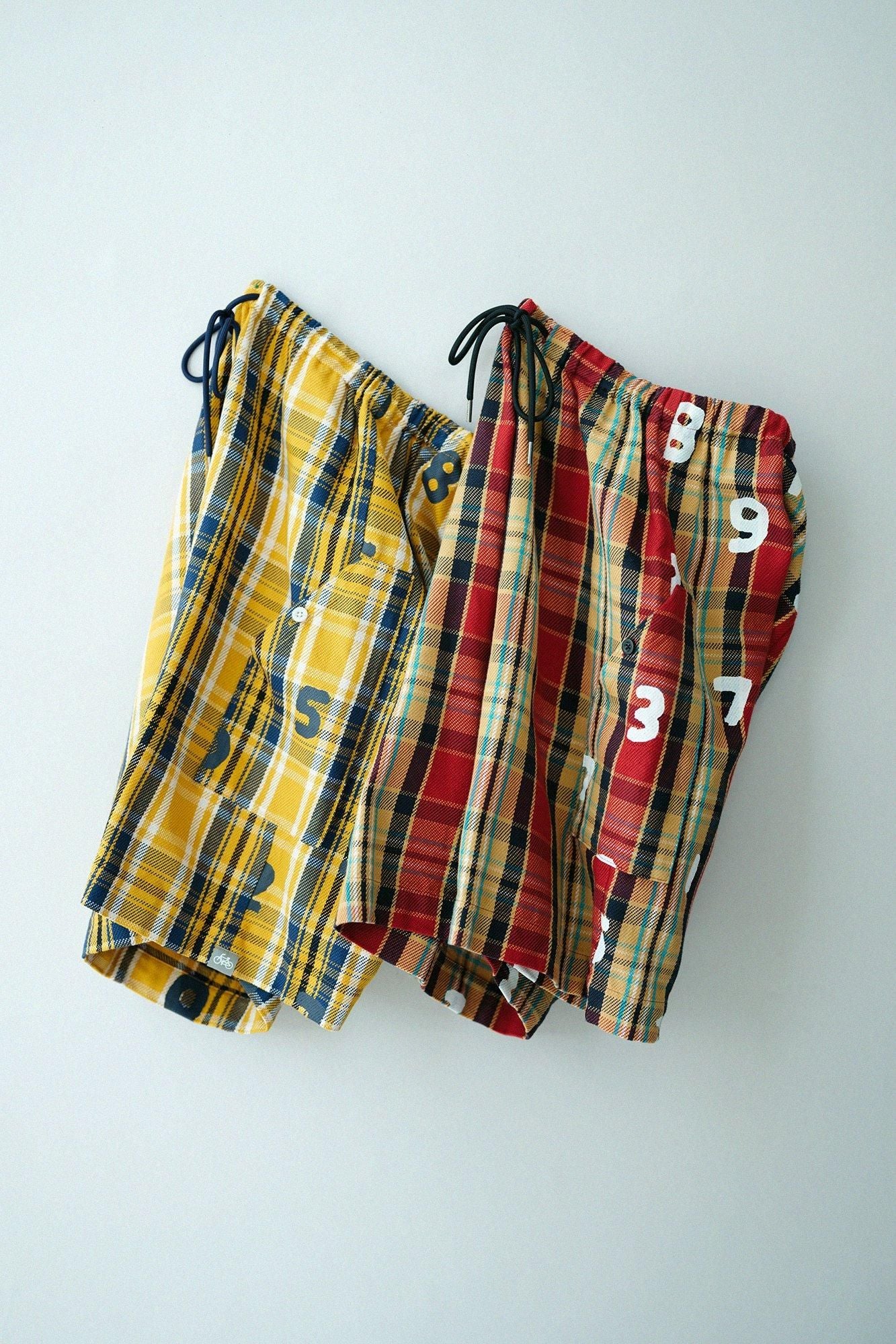 Heavy TwillCheck BIKE Shorts/deErotic×SO-SU-U