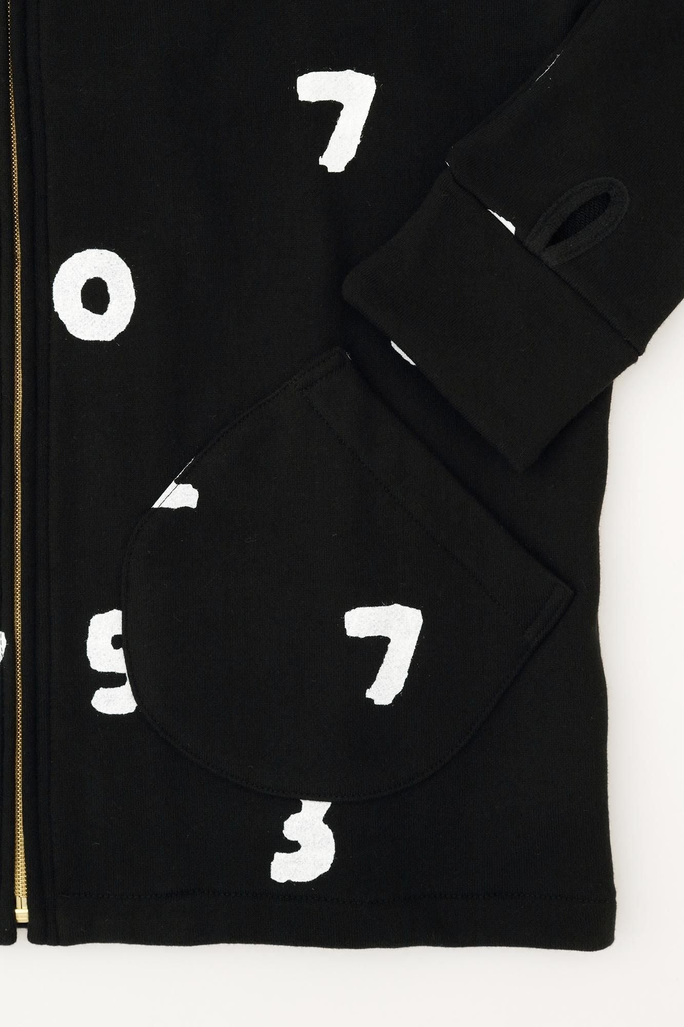 Fleece BIKE Parka/SO-SU-Uand Blank wet feather color (Nu(biro)×tsuminds old time withtoo