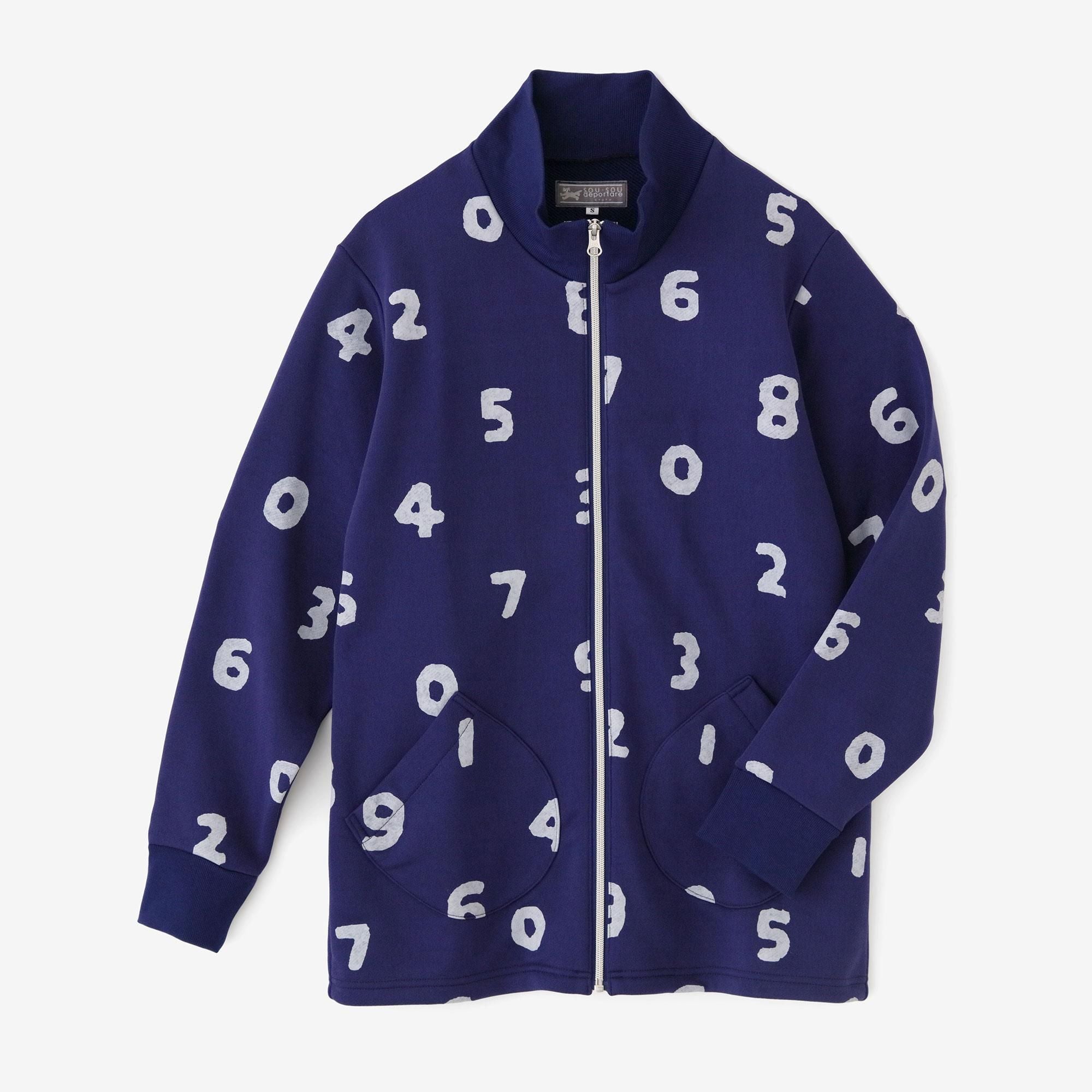 內抓毛ZIP UP BIKE外套/ SO-SU-U十數寶藍色寶藍色