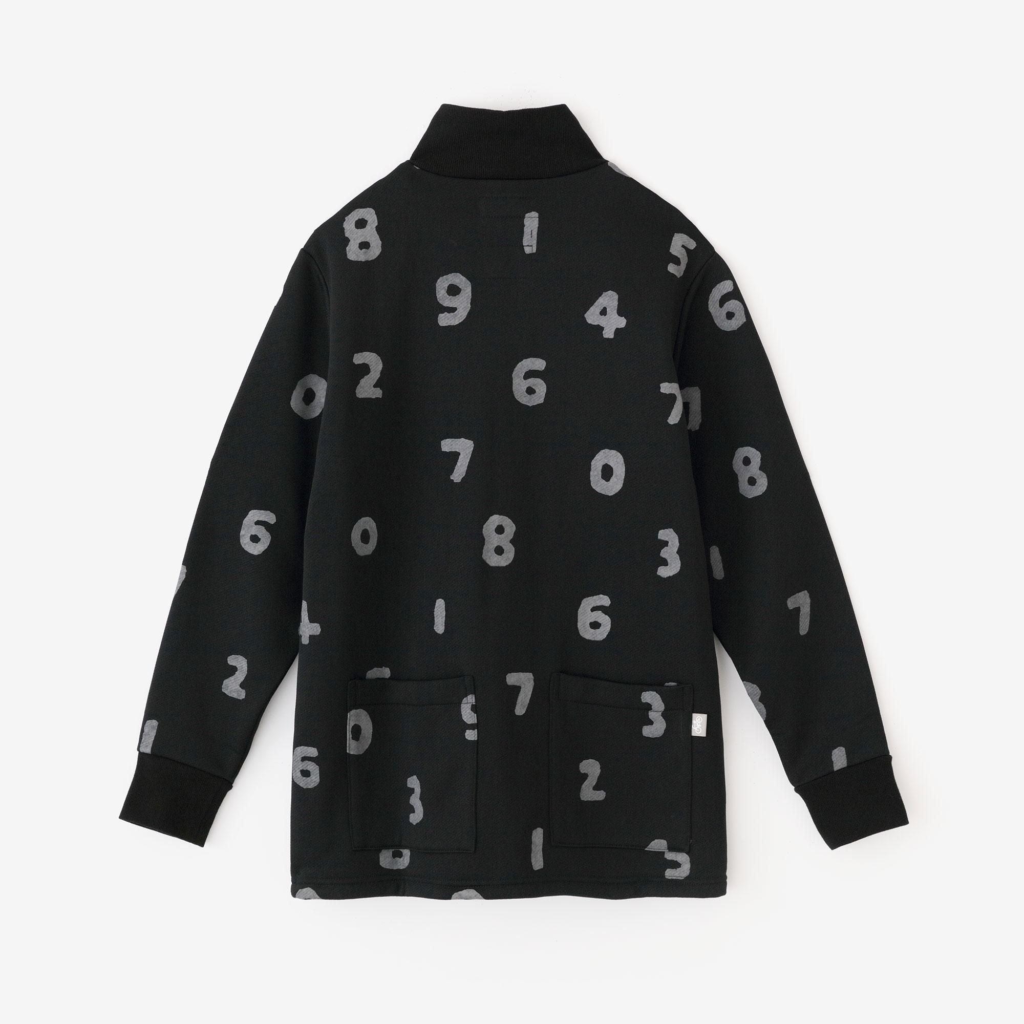 【net limited】Fleece ZIP UP BIKE Blouson/SO-SU-U Black