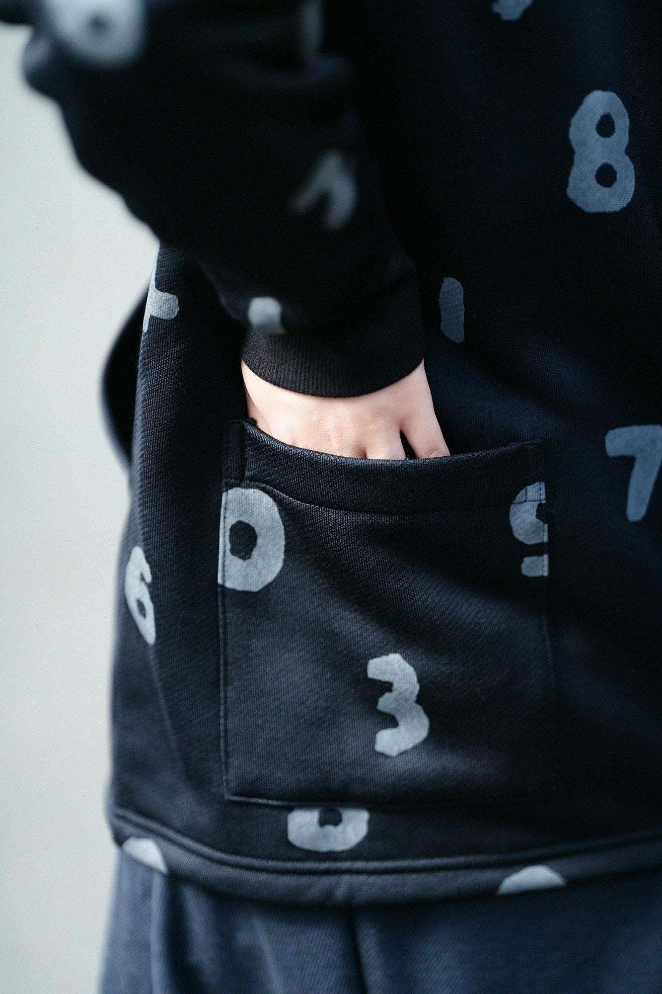 【net limited】Fleece ZIP UP BIKE Blouson/SO-SU-U Black