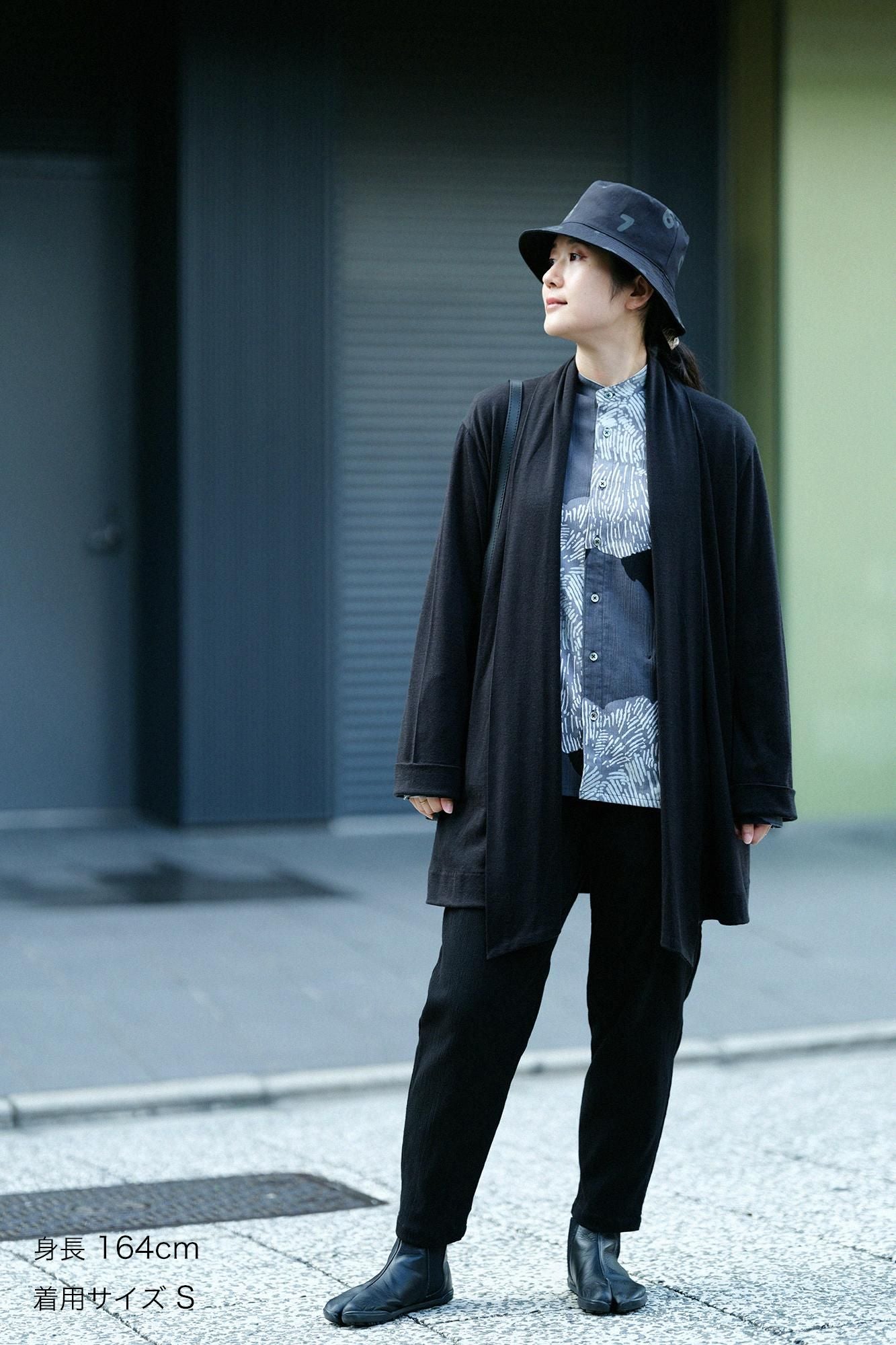 타카시마치지미 20/10 피크 엠보스 이지 테이퍼드 팬츠/검은색