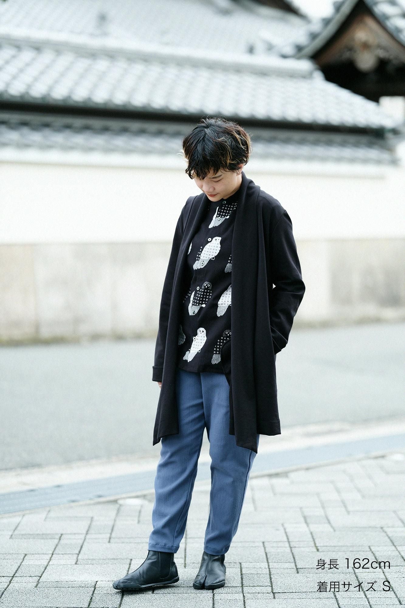 타카시마치지미 20/10 피크 엠보스 이지 테이퍼드 팬츠/고귀한 쥐