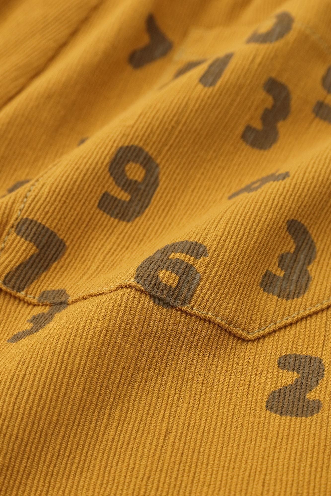 takashima chiku 20/10 Pique浮雕简易锥形裤子/Yamabuki Nezu