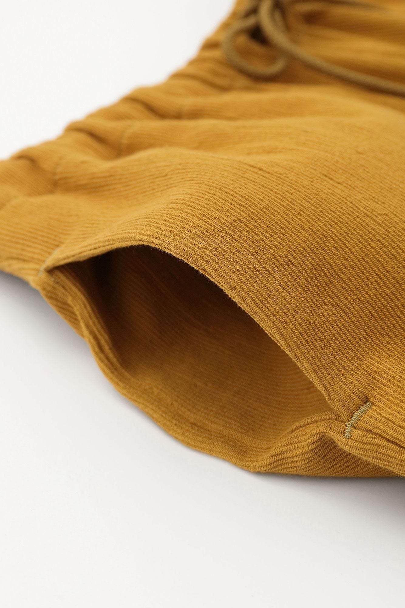 takashima chiku 20/10 Pique浮雕简易锥形裤子/Yamabuki Nezu