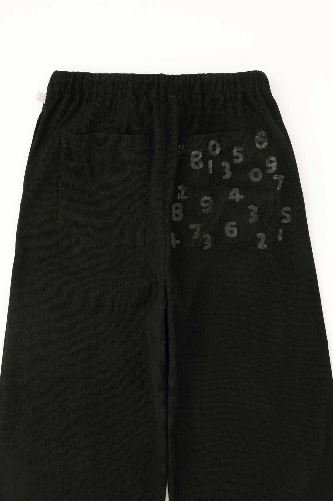 Takashima Jiji 20/10 Piqué-geprägte weite Hose/nasse Farbe