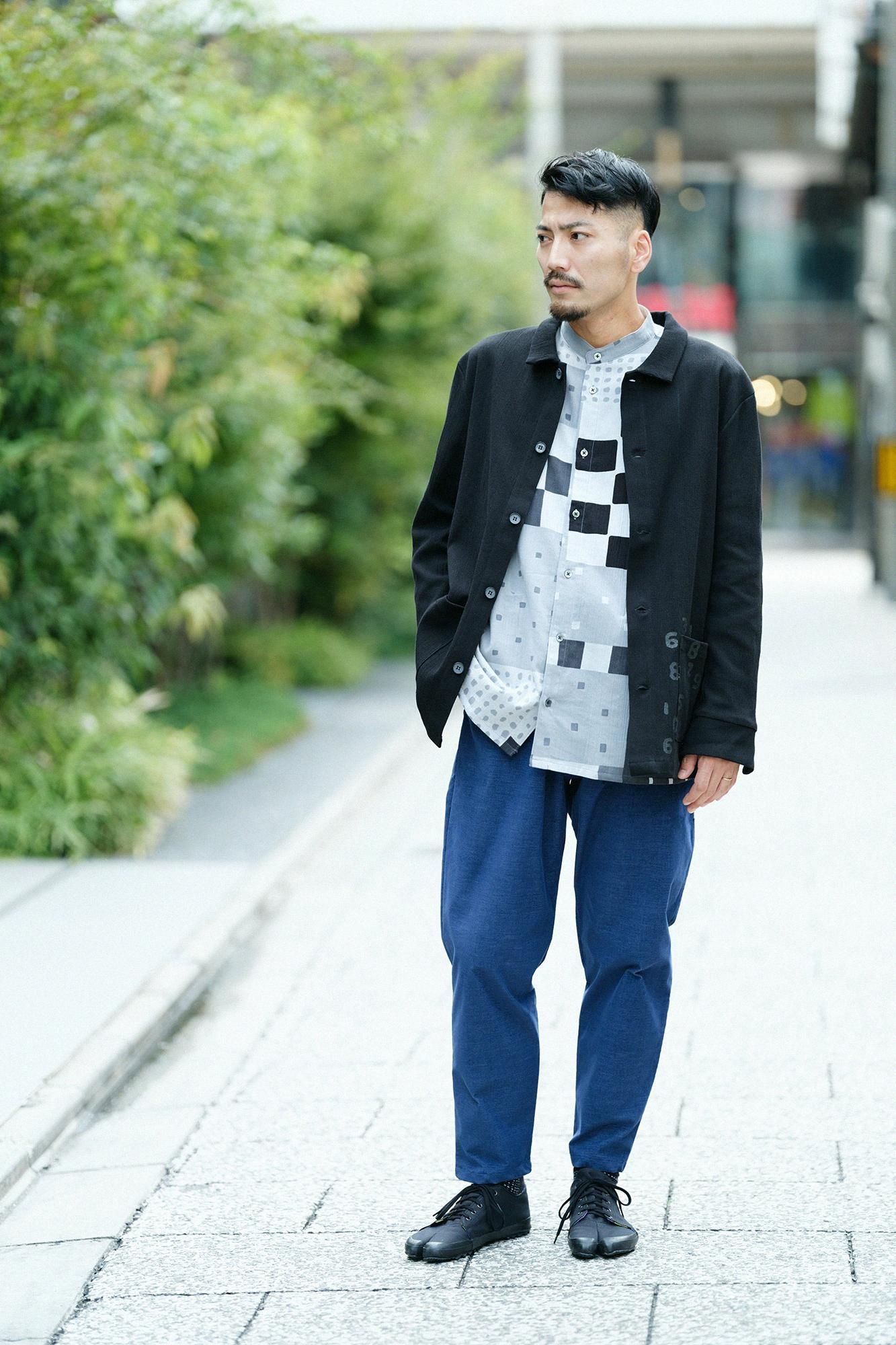 takashima chiku 20/20支架领子衬衫SP/rikyu(rikyu)缩写(ryaku)