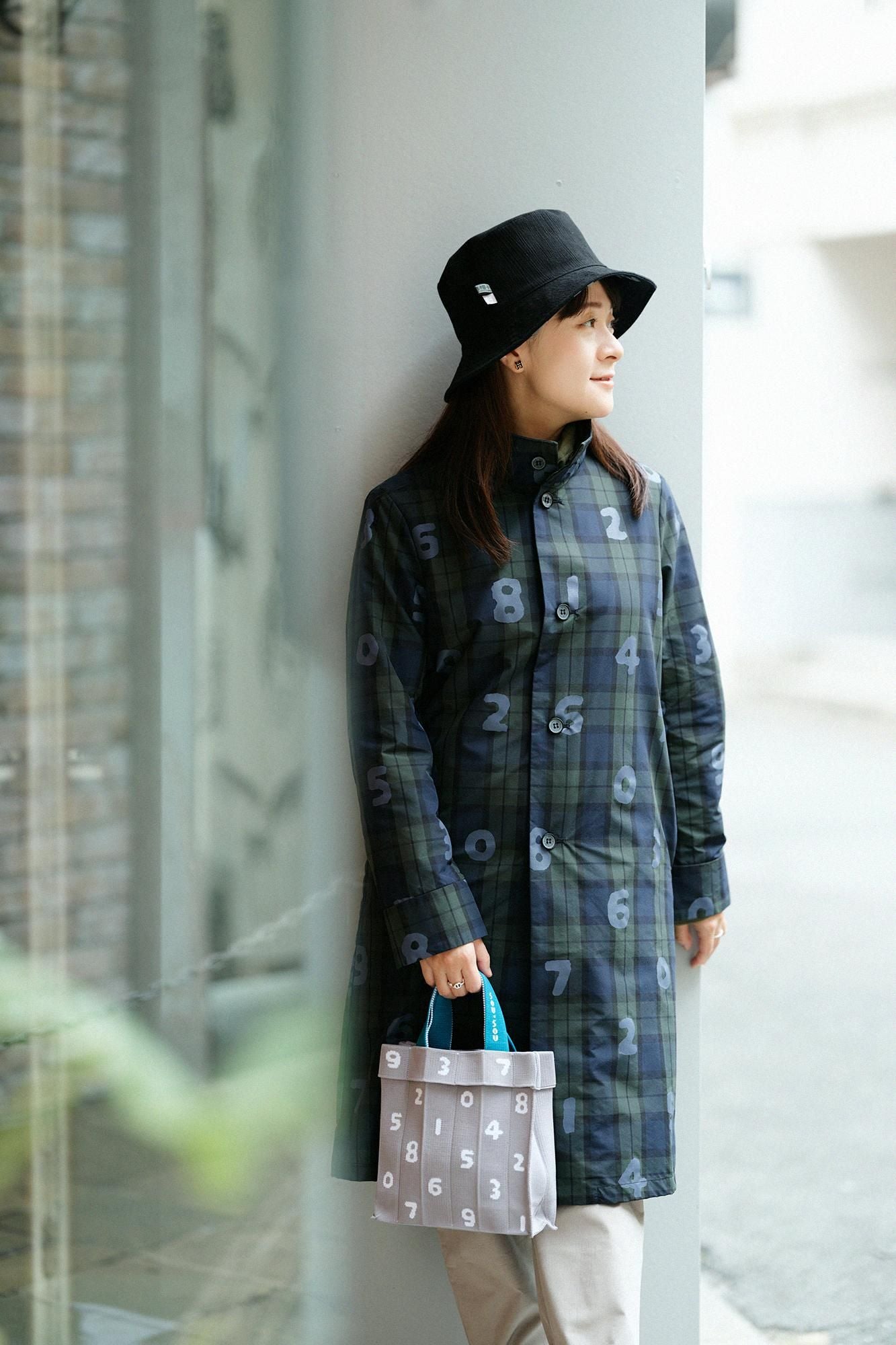 【Ships around 3/17】SOU・SOU×KNT365 Bag Co-Knitty / SO-SU-U Light Ink Grey