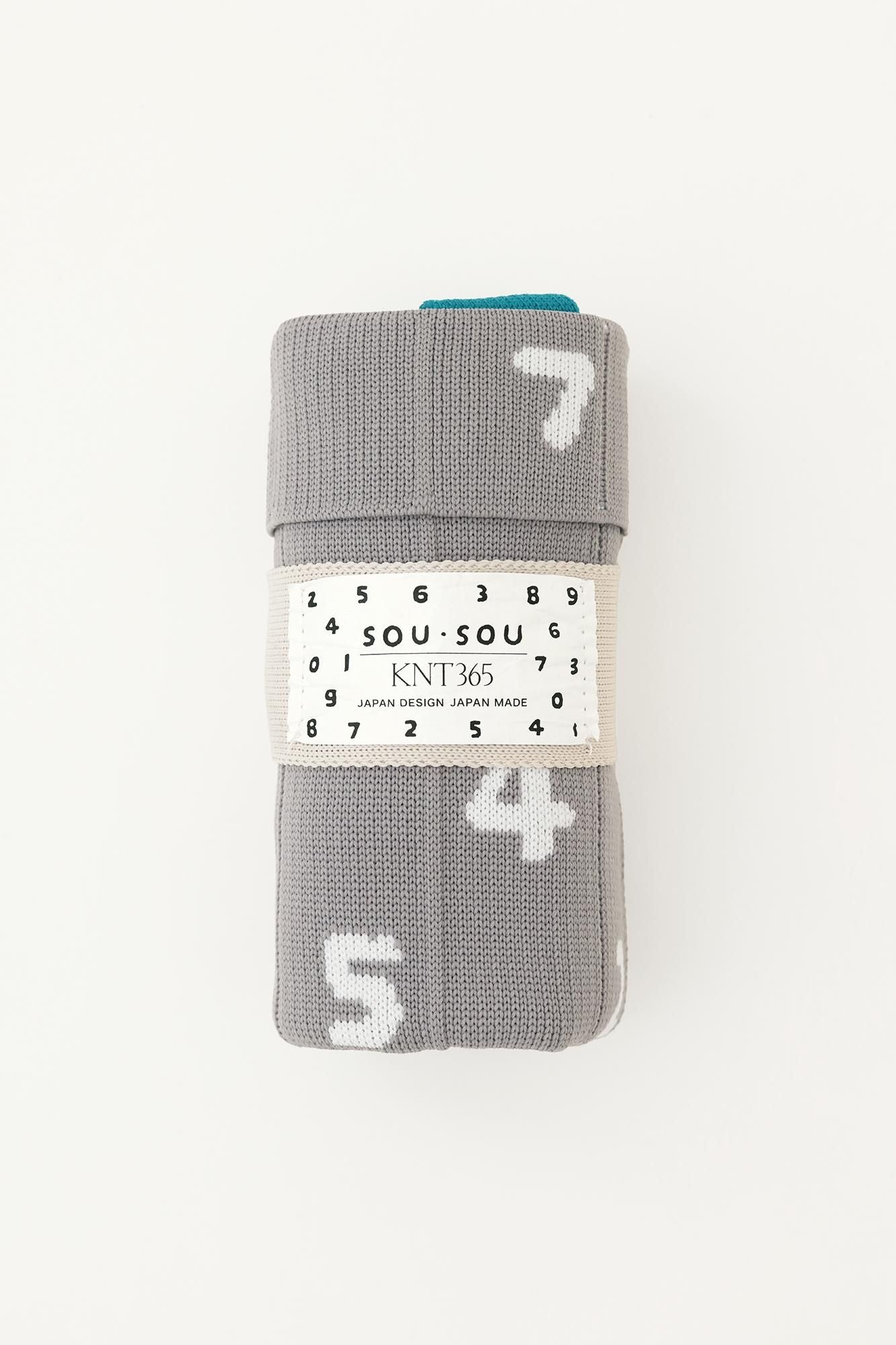 SOU・SOU×KNT365 Bag Co-Knitty / SO-SU-U Light Ink Grey