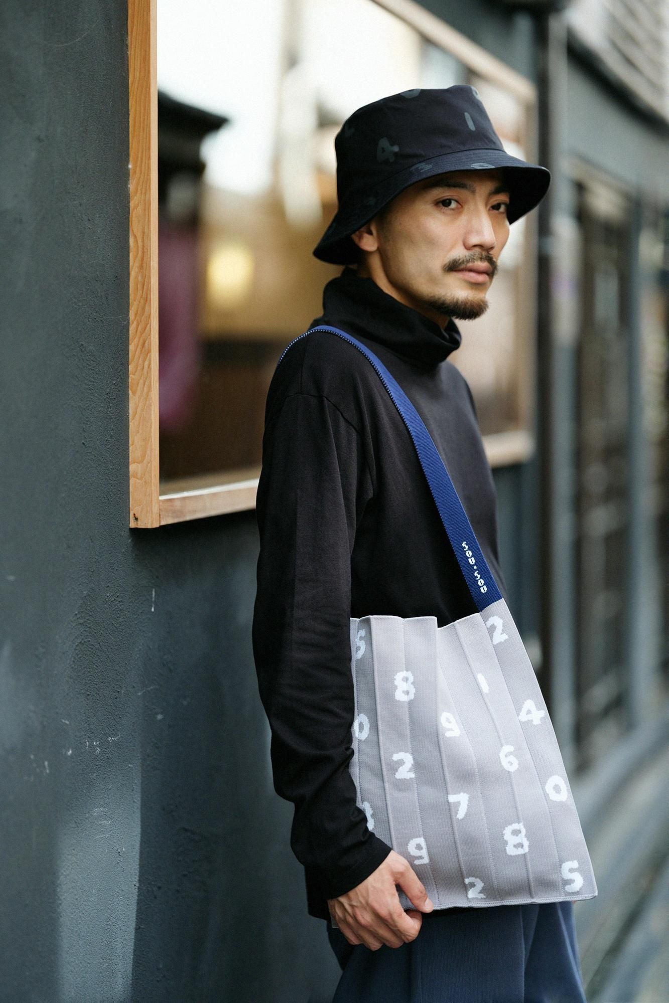 SOU・SOU×KNT365バッグ Knitty/SO-SU-U 薄墨色(うすずみいろ)