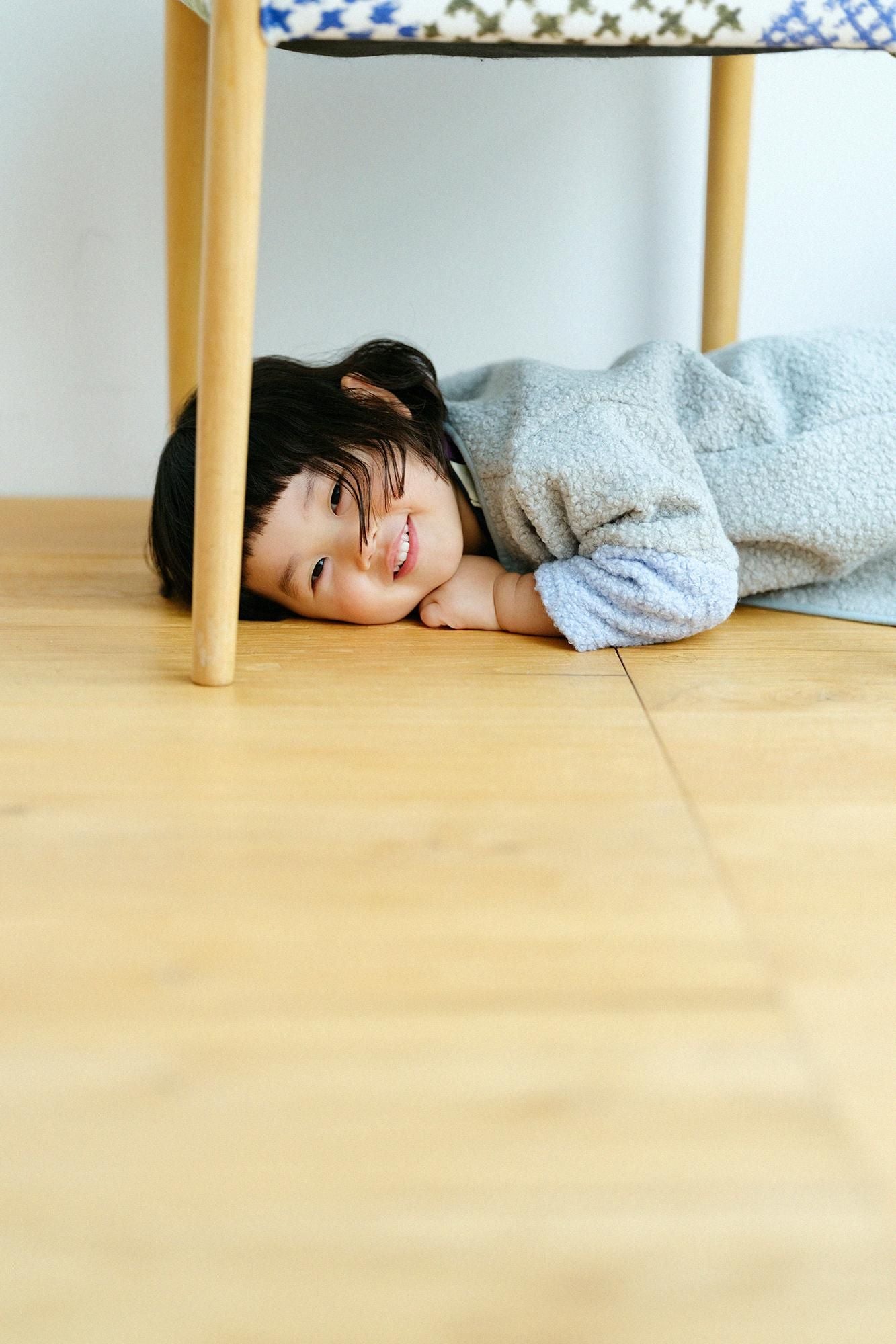 ●Boa Cardigan Bi-color Sleeve sleeves / Bluish Green×Light Blue