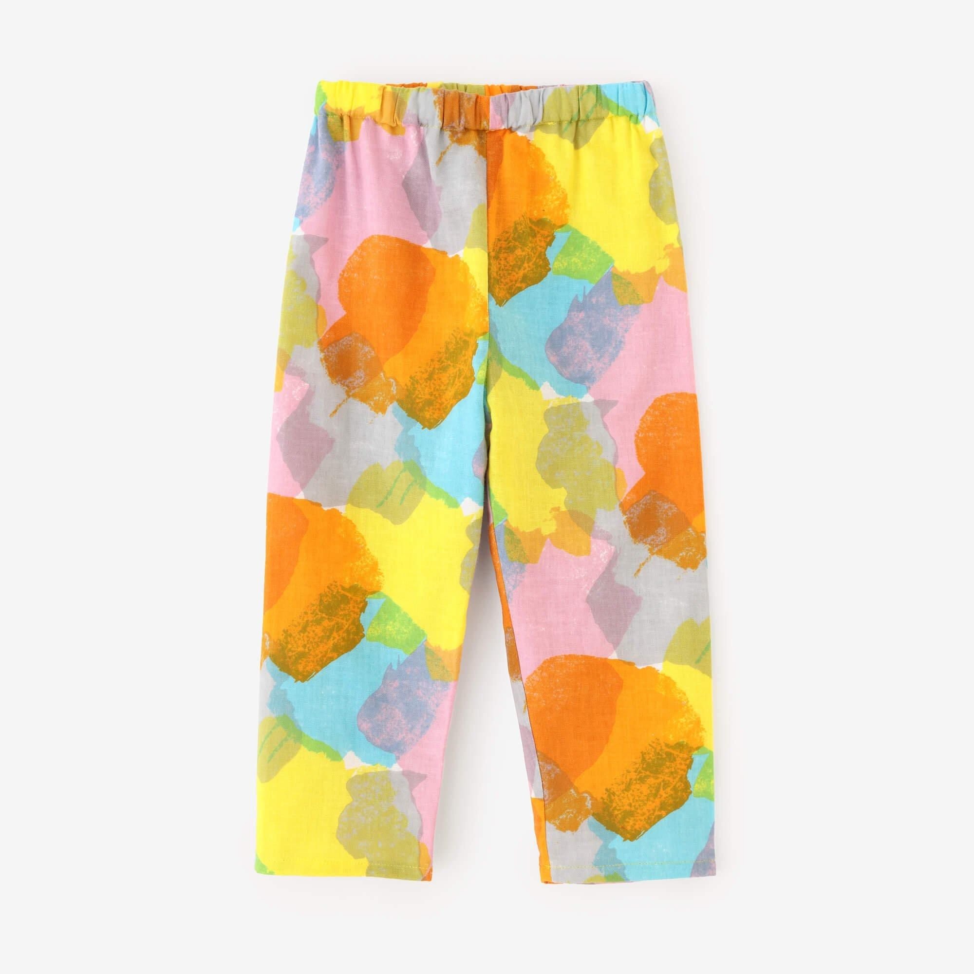 ●伊勢木棉童裝長褲附裡襯/Oboro