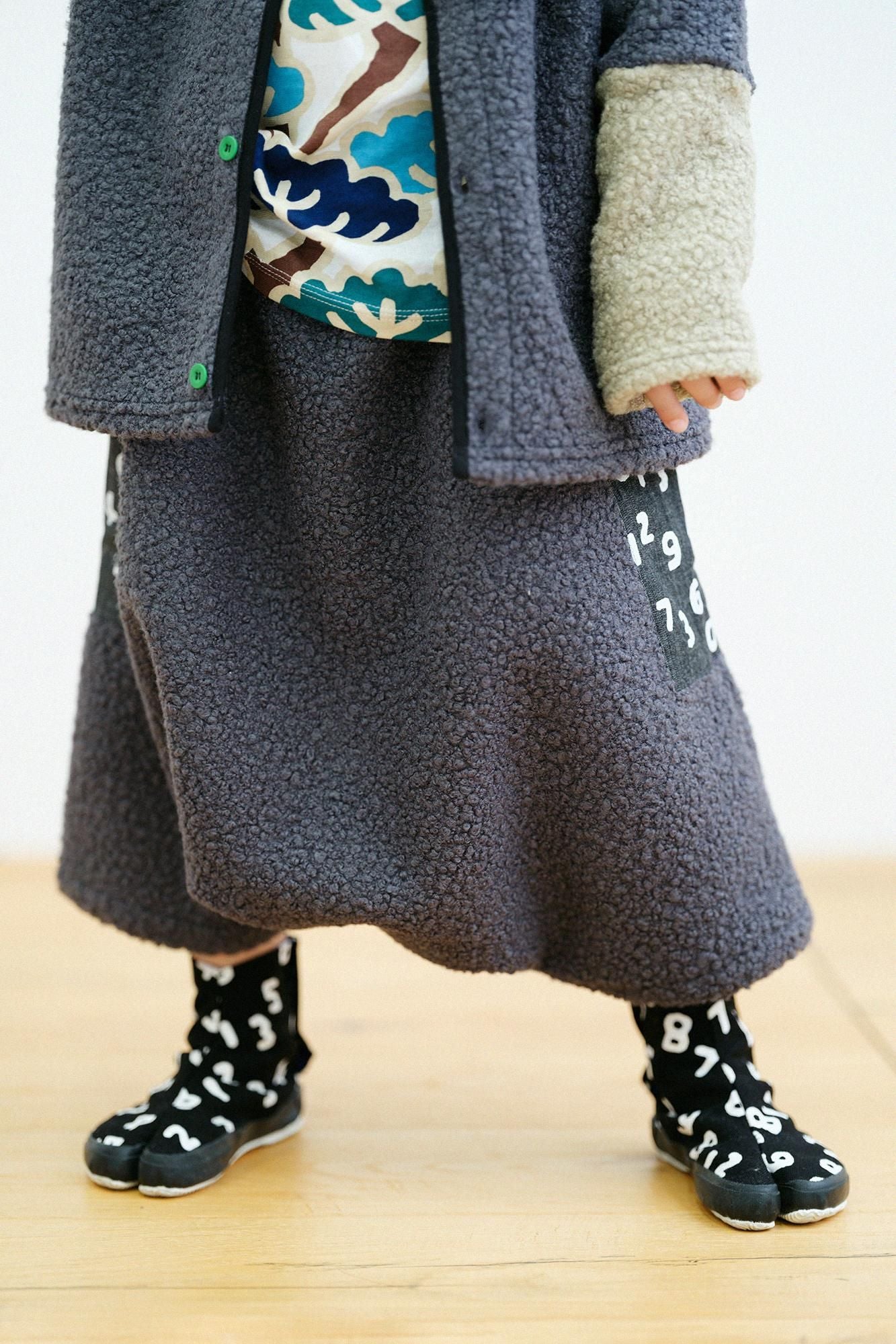 ●Boa Sarouel Pants / Dark Grey