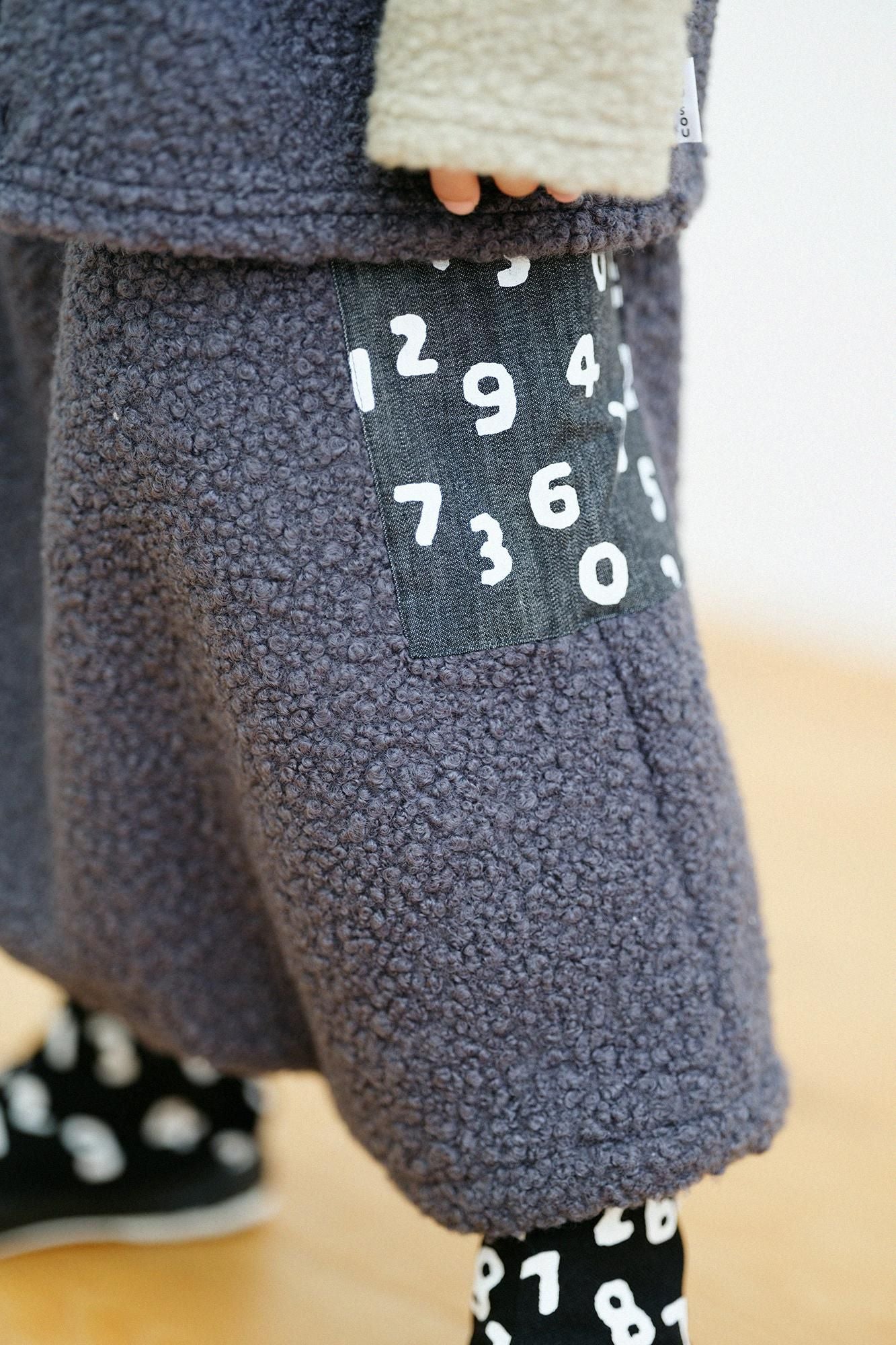 ●Boa Sarouel Pants / Dark Grey