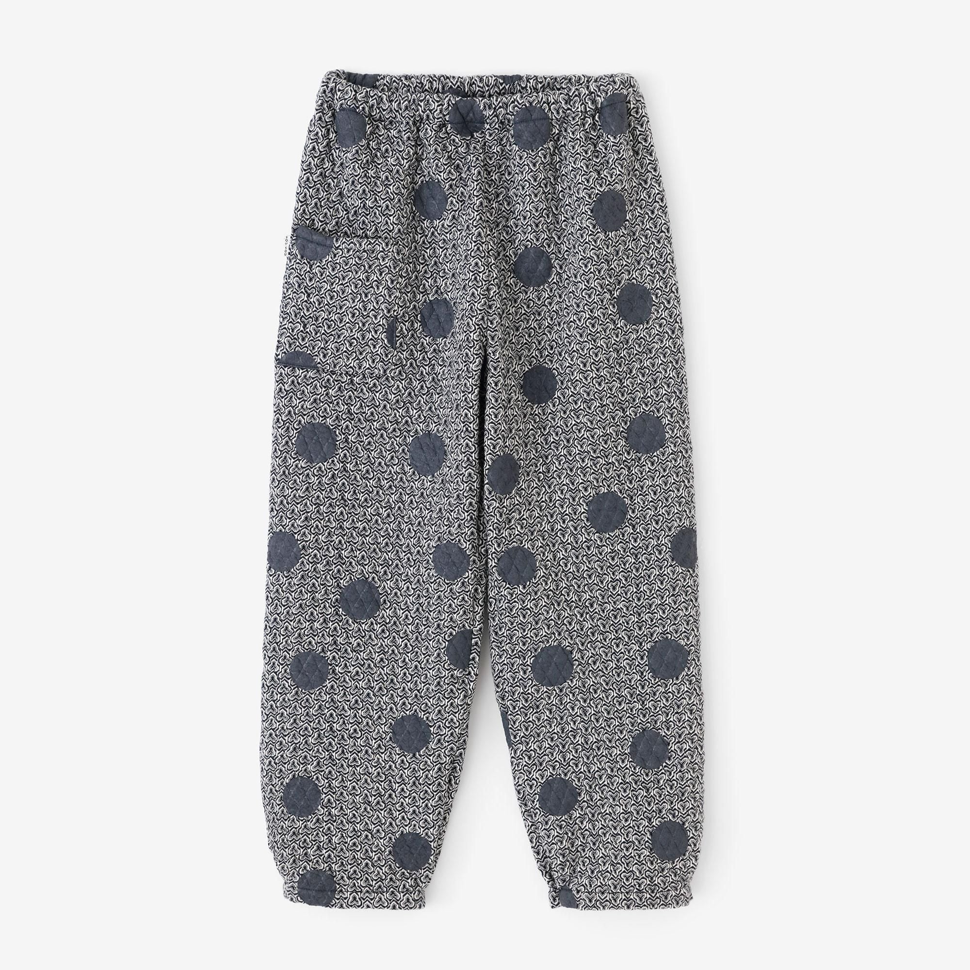 刺編 工人褲/圓點 間疏