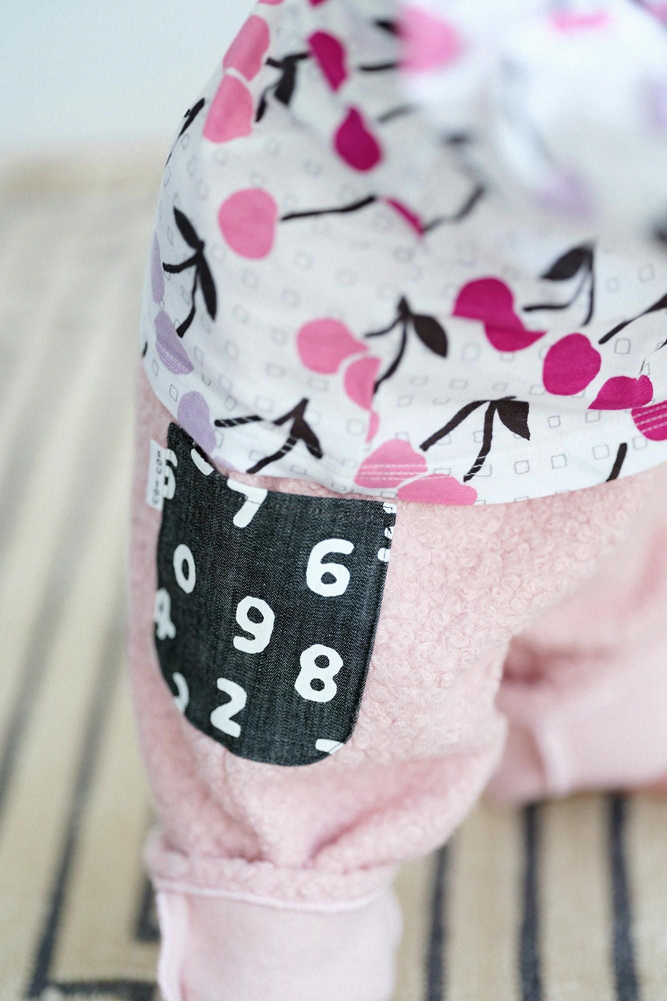 ●仿毛童裝長褲/桃色