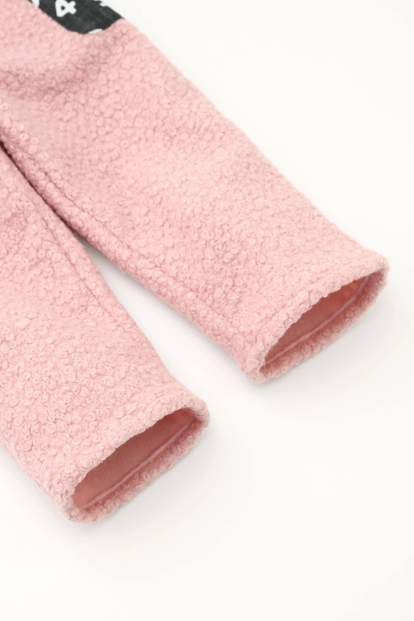 ●仿毛童裝長褲/桃色