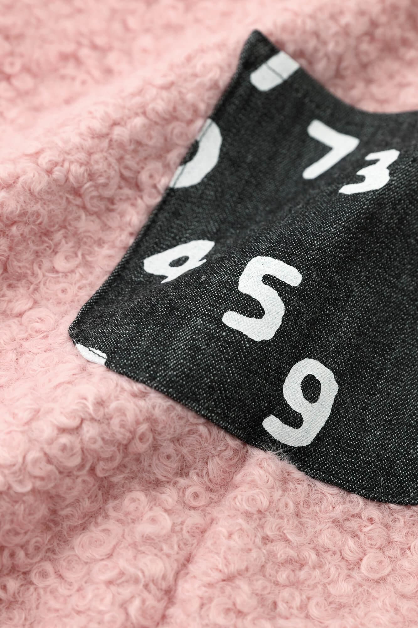 ●仿毛童裝長褲/桃色