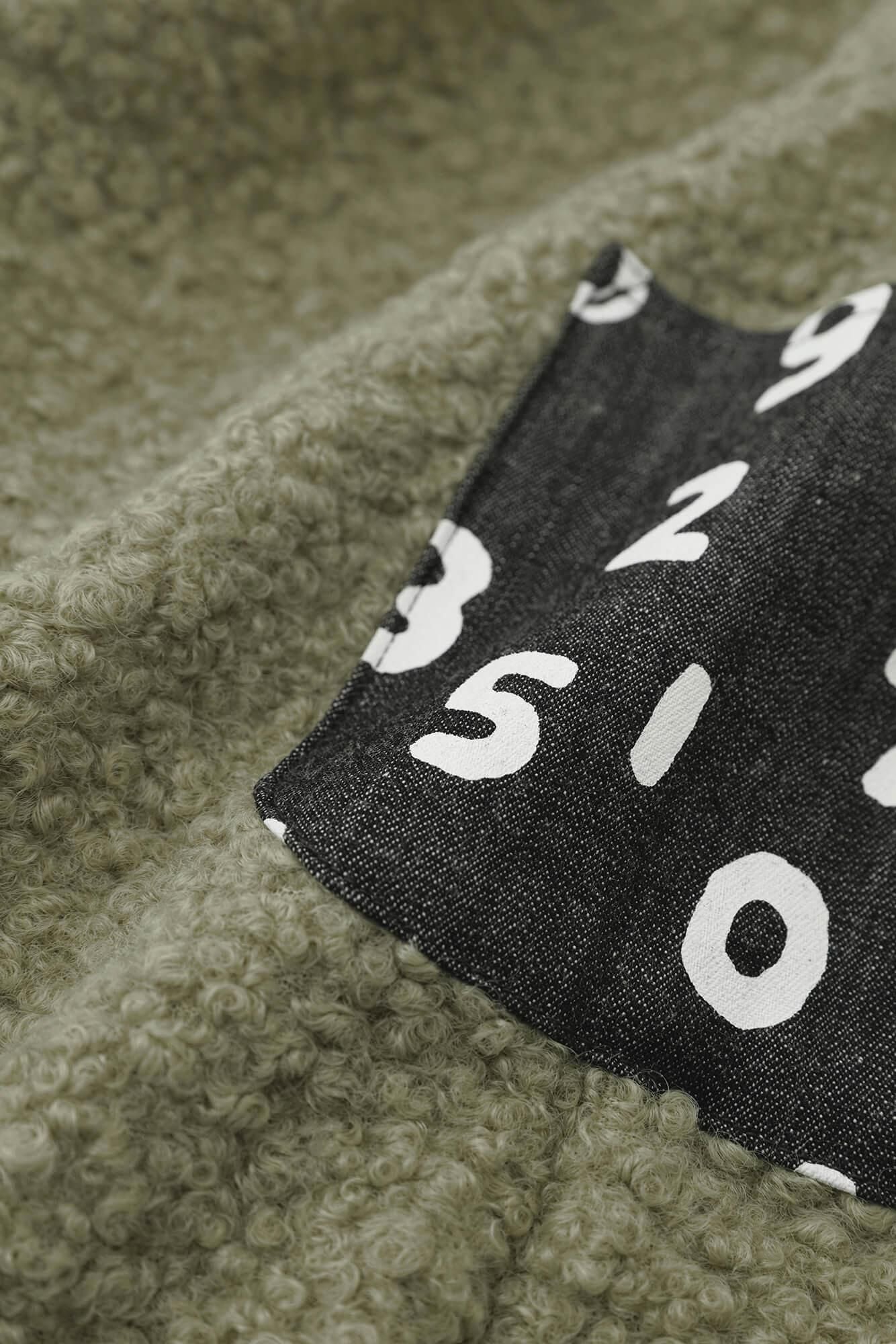 ●仿毛童裝長褲/灰綠色